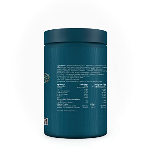 Kinetica Recovery Powder, Post Workout Drink, Muscle Repair and Energy Store Replenisher, 20 Servings, Wild Berry, 1.5kg KineticaBuy Supplements Australia