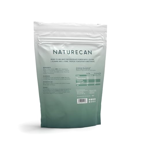 Naturecan Clear Whey Protein – Tropical 1kg NaturecanBuy Supplements Australia