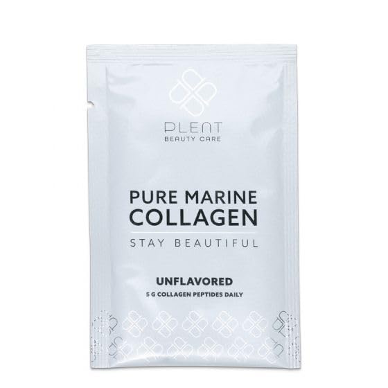 Plent Pure Marine Collagen Unflavoured - Stay Beautiful - 5G Collagen Peptides Daily - 30 Sachets PlentBuy Supplements Australia
