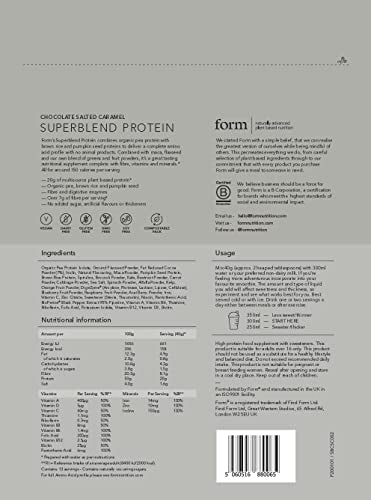 Form Superblend Protein - Vegan Protein Powder with Superfoods, Vitamins and Minerals FormBuy Supplements Australia