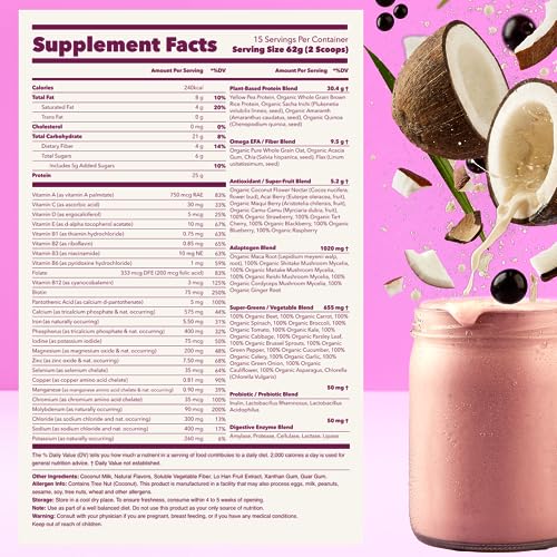 Ka’Chava All-In-One Nutrition Shake Blend, Coconut Acai, 85+ Superfoods, Nutrients Ka'ChavaBuy Supplements Australia