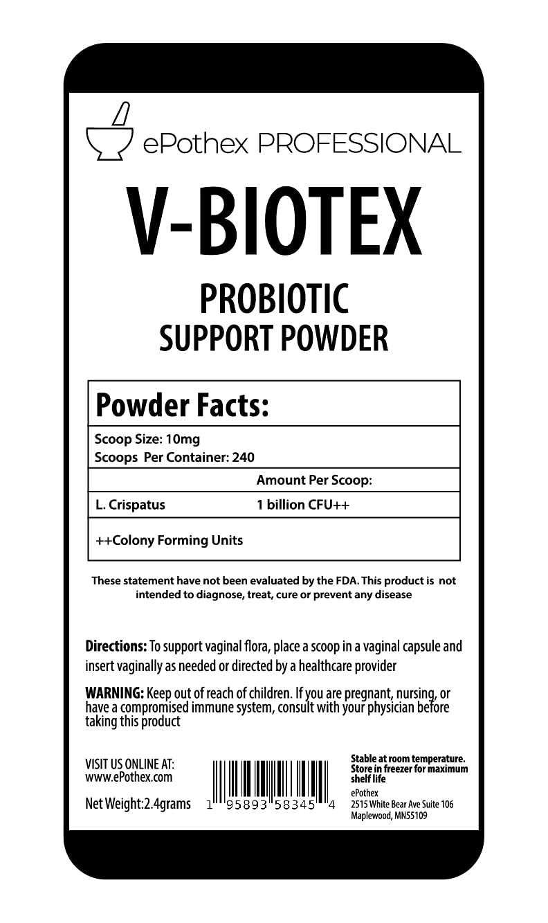 EPOTHEX V-Biotex - Pure L. Crispatus Probiotic Powder | Vaginal Probiotic | Promotes Vaginal & Urinary Health EPOTHEXBuy Supplements Australia