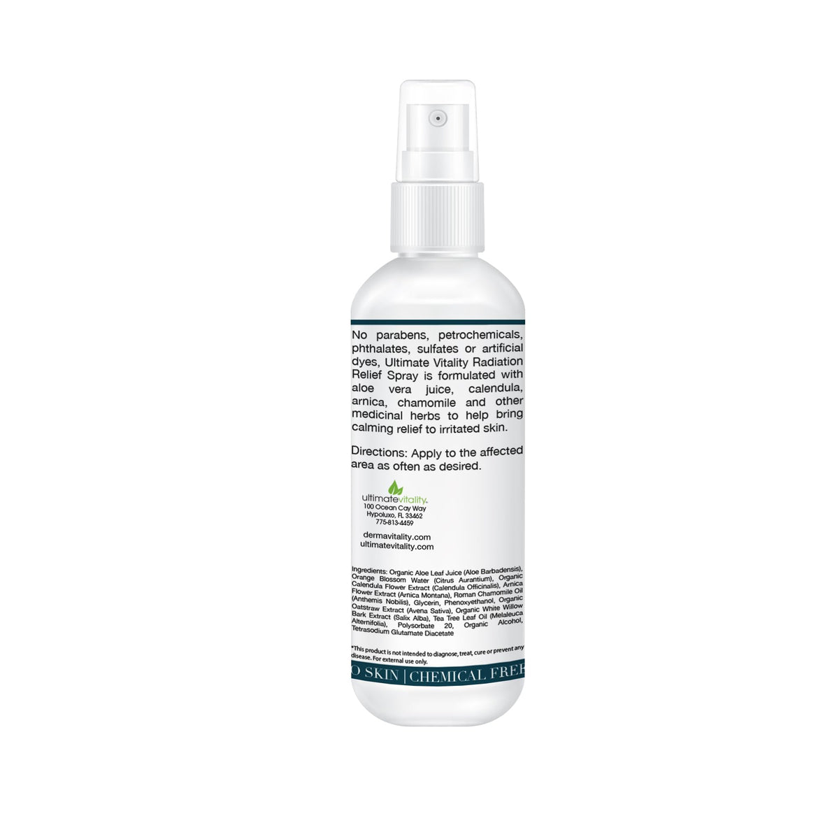 Radiation Burn Relief Spray - Calendula Spray for Radiation Treatment, Unscented, Fragrance Free, Natural Organic Plant Based Moisturizing Soothing Relief for Itchy and Sensitive Skin – 4 ounces UltimateVitality buy supplements Au