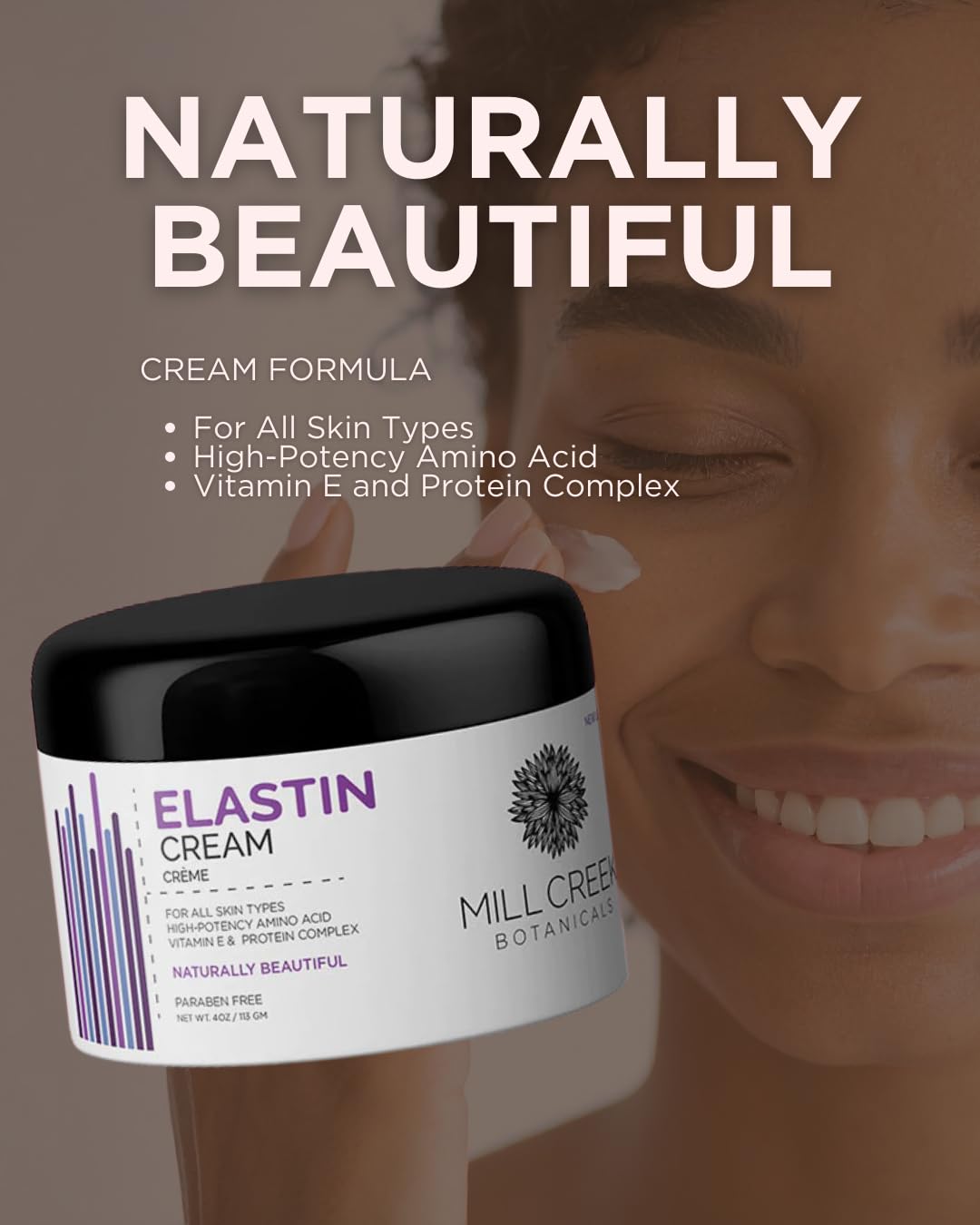 Mill Creek Botanicals Elastin Cream , 4 Ounce Mill Creek buy supplements Au