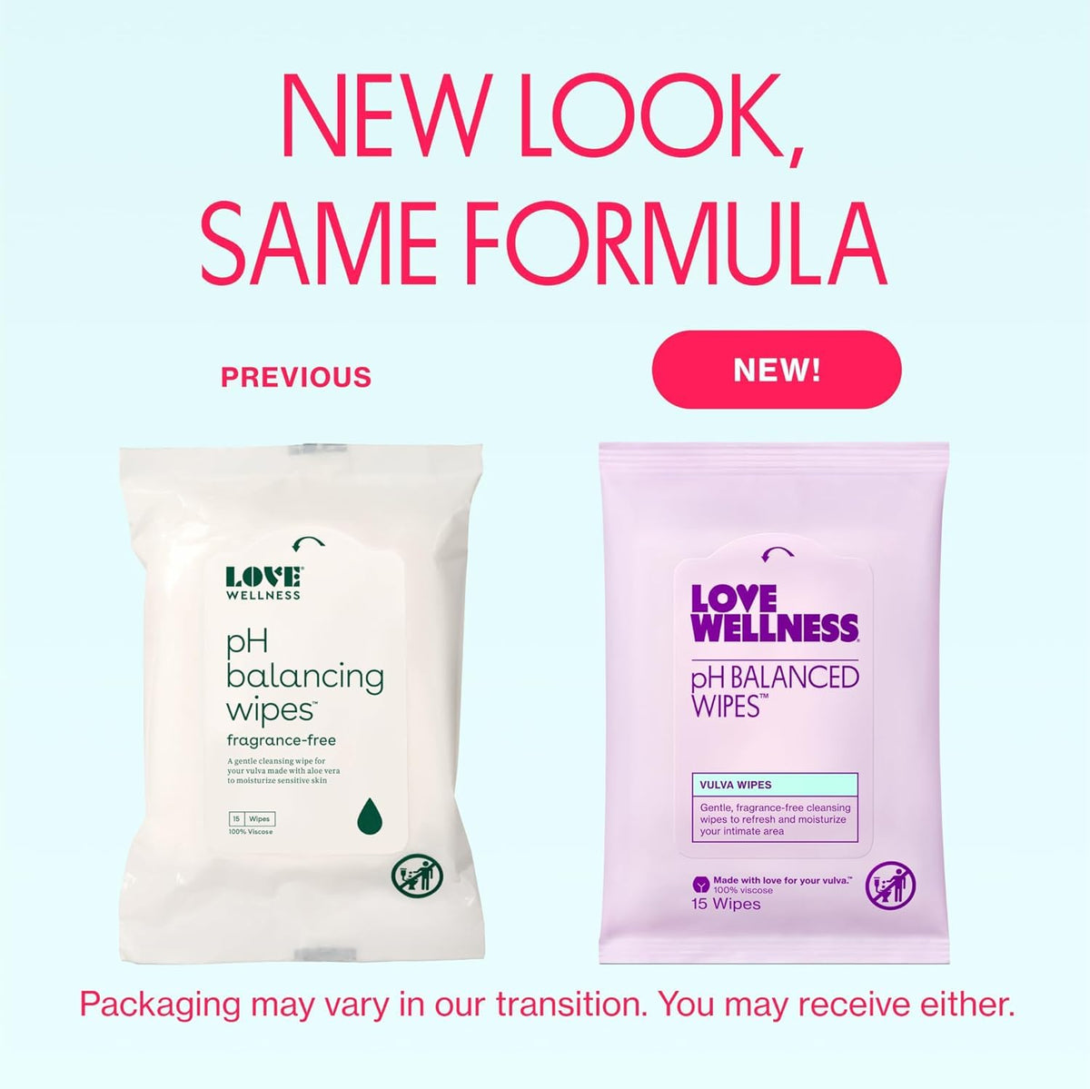 Love Wellness pH Balancing Wipes for Women | Fragrance-Free | Vulva Cleanser for Balanced pH, Intimate Health & Hygiene | Non-Irritating with Aloe Vera for Sensitive Skin | Travel Size | 3-Pack Love WellnessBuy Supplements Australia