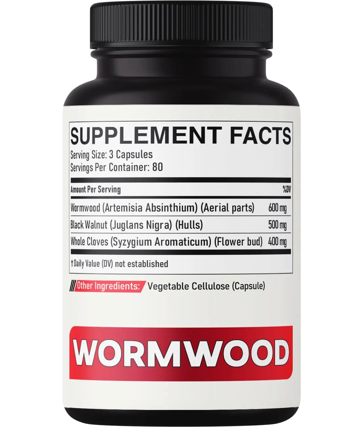 DEDICAD Sweet Wormwood Capsules 1500mg with Black Walnut & Cloves - 240 Vegan Capsules - Artemisia Annua Supplement for Immunity DEDICADĀ buy supplements Au