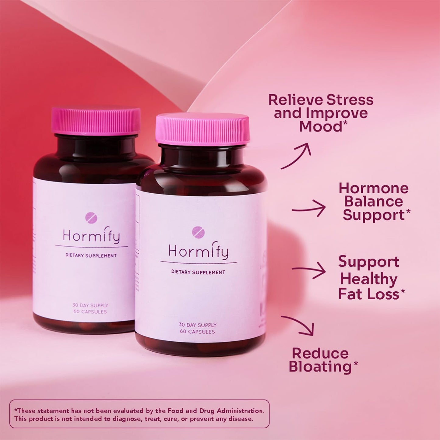 Women's Hormone Balance Supplement - Natural Support for Hormonal Balance, Energy Boost, Mood Swings, Hot Flashes, Menopausal Balance - 60 Capsules HormifyBuy Supplements Australia