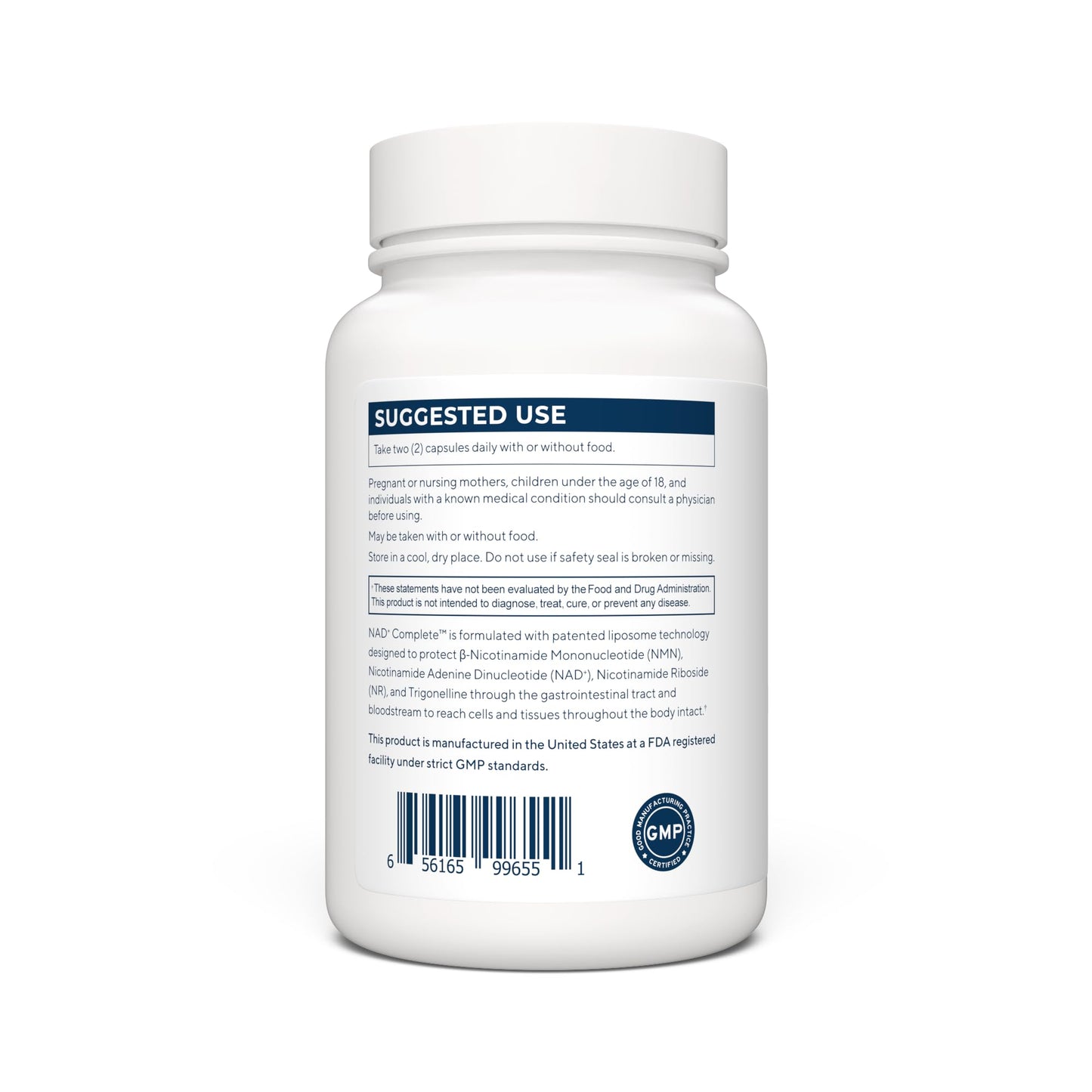 RENUE by SCIENCE NAD+ Complete | 120 Liposomal NAD Supplement Capsules with NMN, NR & Trigonelline - 210mg NMN & 160mg NAD per Serving | Bioavailable Formula for Increased Absorption | Made in the USA Renue By ScienceBuy Supplements Australia