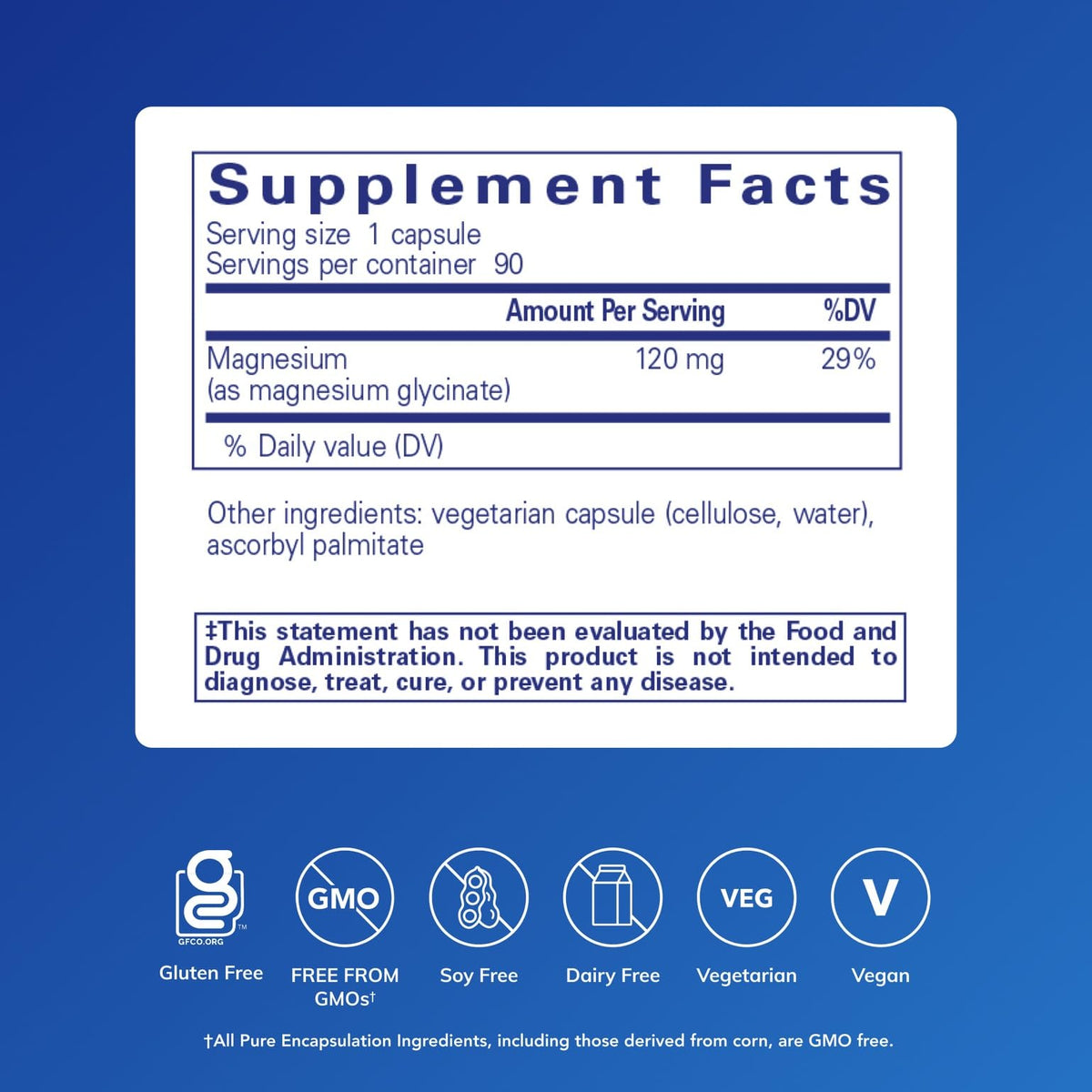Pure Encapsulations Magnesium (Glycinate) - Supplement to Support Stress Relief, Sleep, Heart Health, Nerves, Muscles, and Metabolism* - with Magnesium Glycinate - 90 Capsules Pure EncapsulationsBuy Supplements Australia