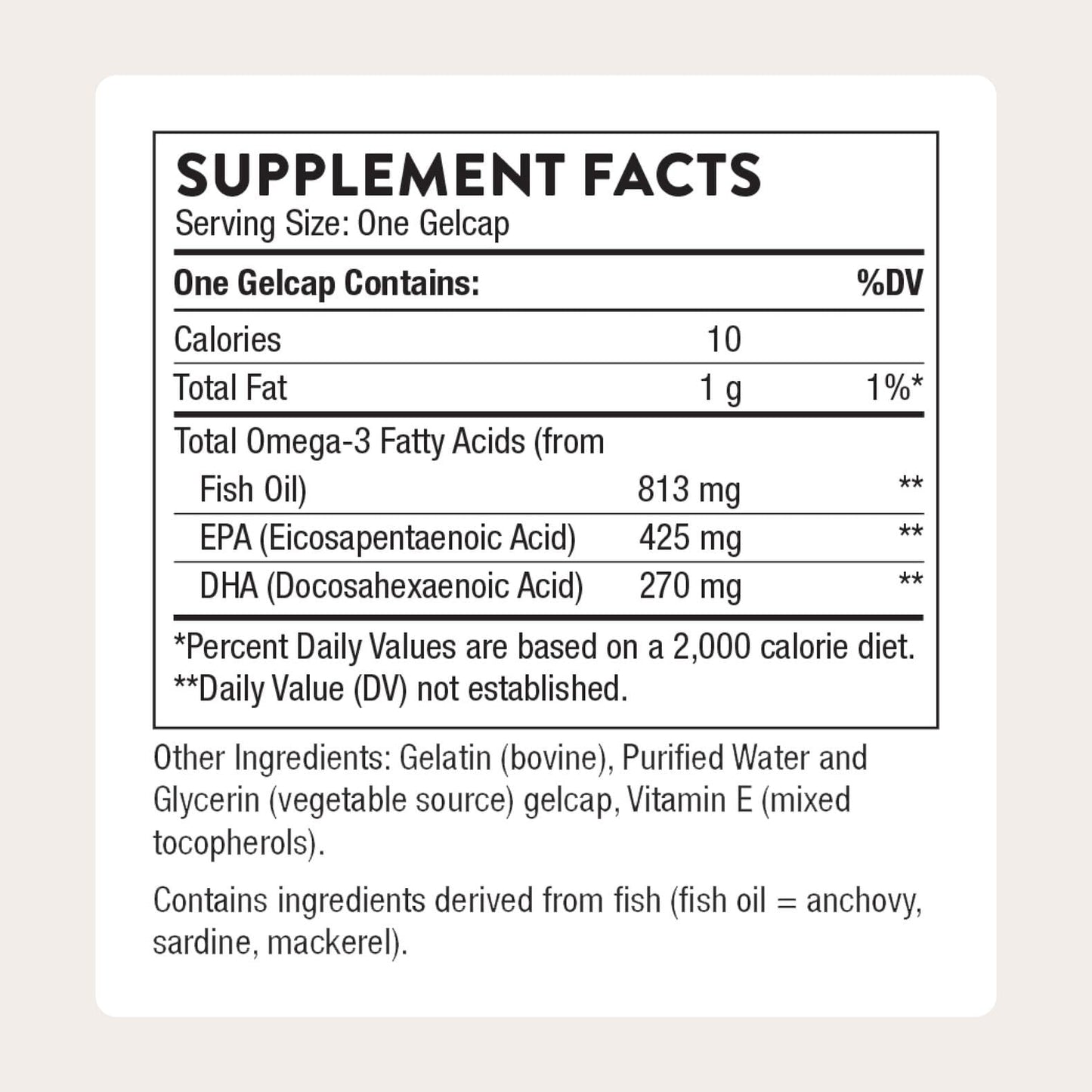 THORNE - Super EPA - Omega-3 Fatty Acids EPA 425mg & DHA 270mg Supplement - Support Brain, Cardiovascular, Joints & Skin* - Gluten, Dairy & Soy-Free - 90 Gelcaps THORNEBuy Supplements Australia