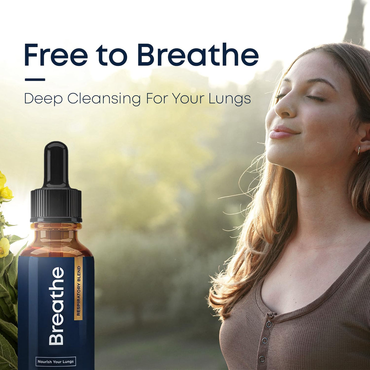 BREATHE & BREATHE PM Bundle - 60 Caps & 1 fl.oz. Mullein Drops for Lungs & Airways: Peppermint, Thyme, & Mullein Leaf Extract for Lungs Detox for Smokers - Clear Mucus & Breathe - GMO-Free & USA-Made Herbal Tea Therapy buy supplements Au