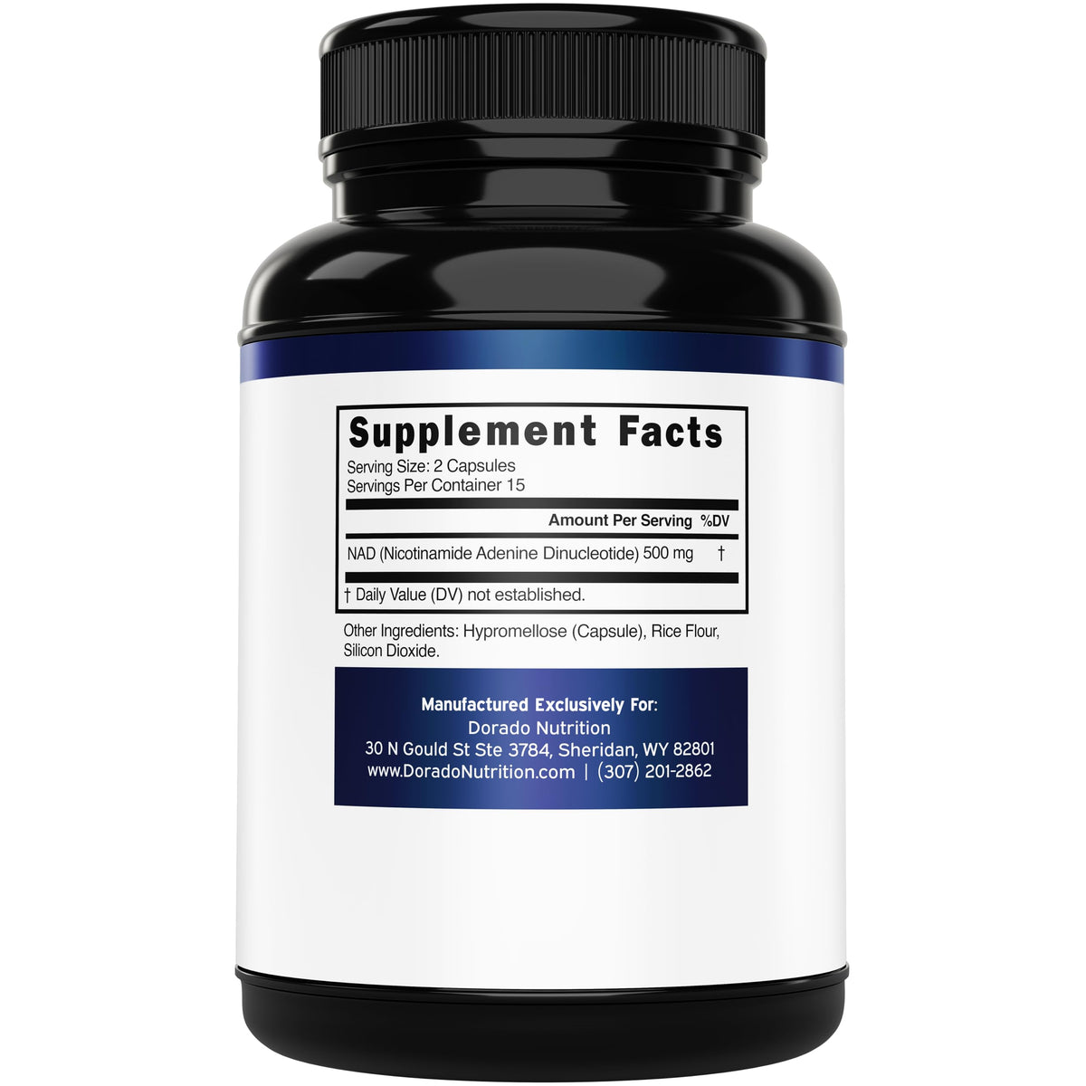 NAD Supplement (500mg of 95% Pure NAD+ Per Serving) NMN Supplement, NAD Nicotinamide Riboside Support (Third Party Tested, Vegan Safe, Non-GMO, No Fillers, & Made in the USA - 30 Vegan Capsules) DORADO NUTRITIONBuy Supplements Australia