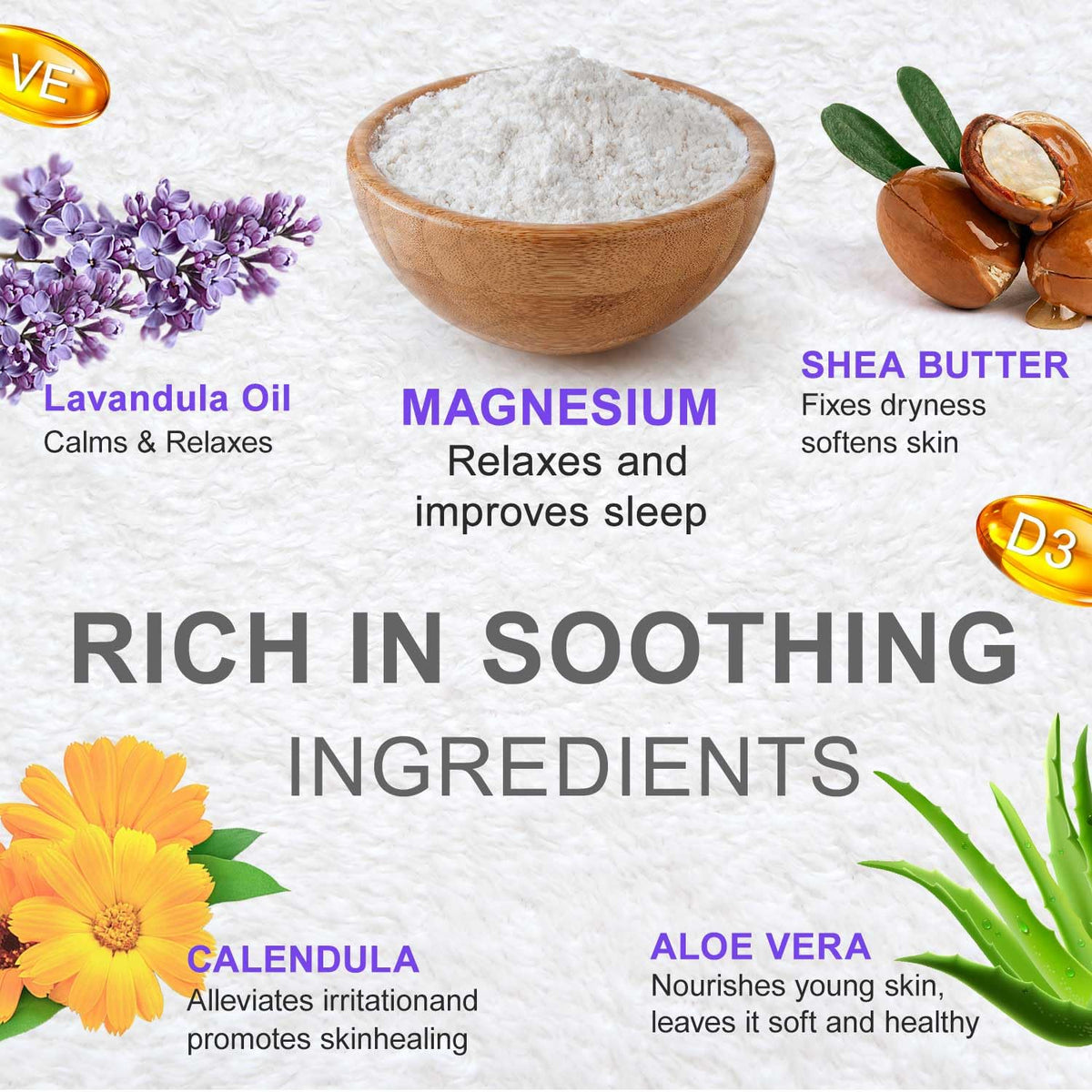 RIGBOO Magnesium Lotion for Sleep, Magnesium Cream, Muscle Relief and Relaxation Non-Greasy, Fast Absorbing Body Lotion with Coconut Oil with Chamomile, Safe for Sensitive Skin (Lavender) RIGBOOBuy Supplements Australia