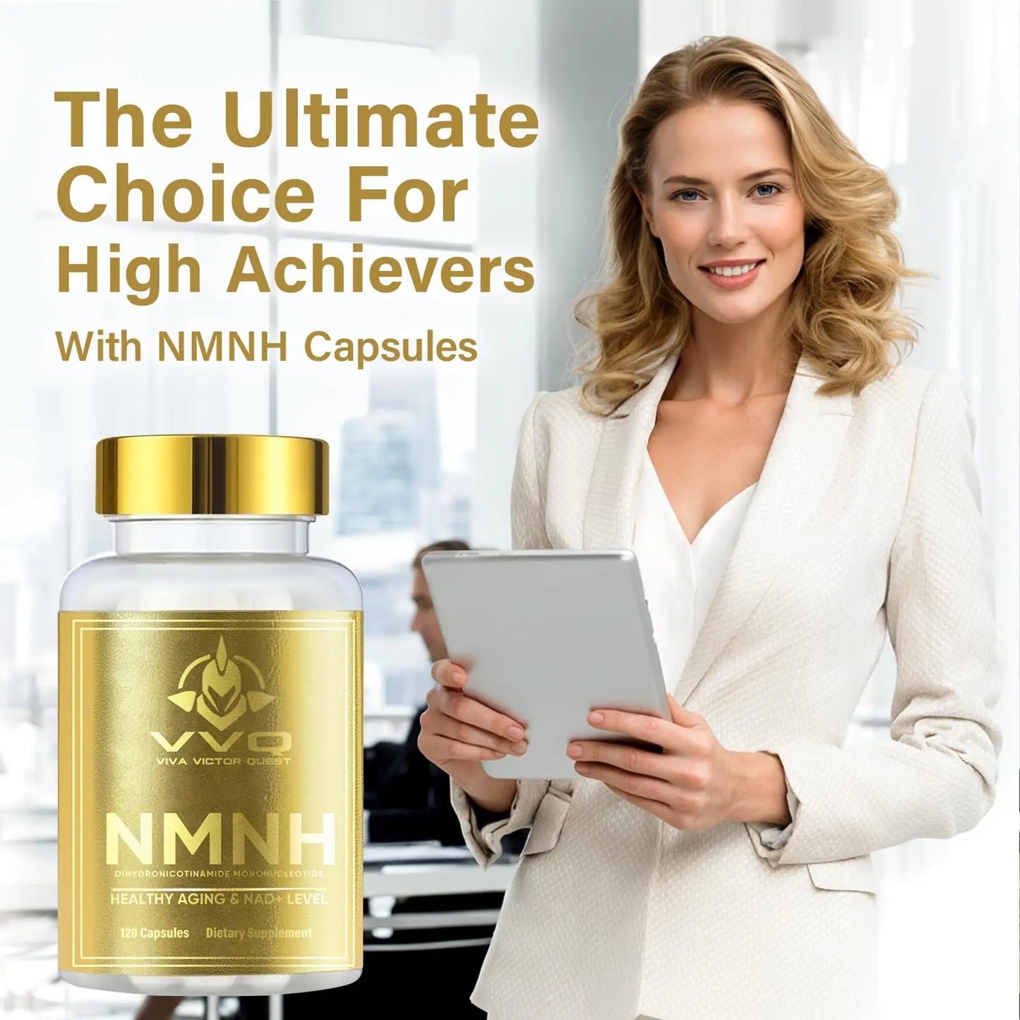 120 Capsules-NMNH (Dihydronicotinamide Mononucleotide), NAD Supplement to Boost NAD+ Levels as We Age (May Be More Effective Than Nicotinamide Riboside), NMNH Supplement for Anti-Aging VVQBuy Supplements Australia