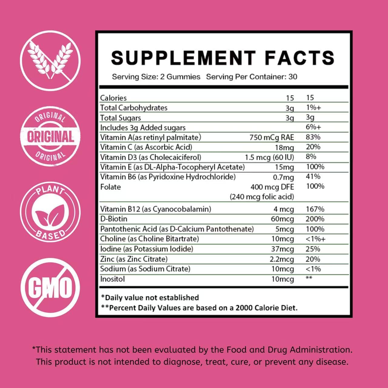 PCOS Vitamins Gummies for Women Hormone Balance & PCOS Relief & Fertility Support, 60 Ovarian Support Vitamins with Inositol for Healthy Menstrual Cycle, Inositol Gummies for Hirsutism and Acne SiyolaherbBuy Supplements Australia