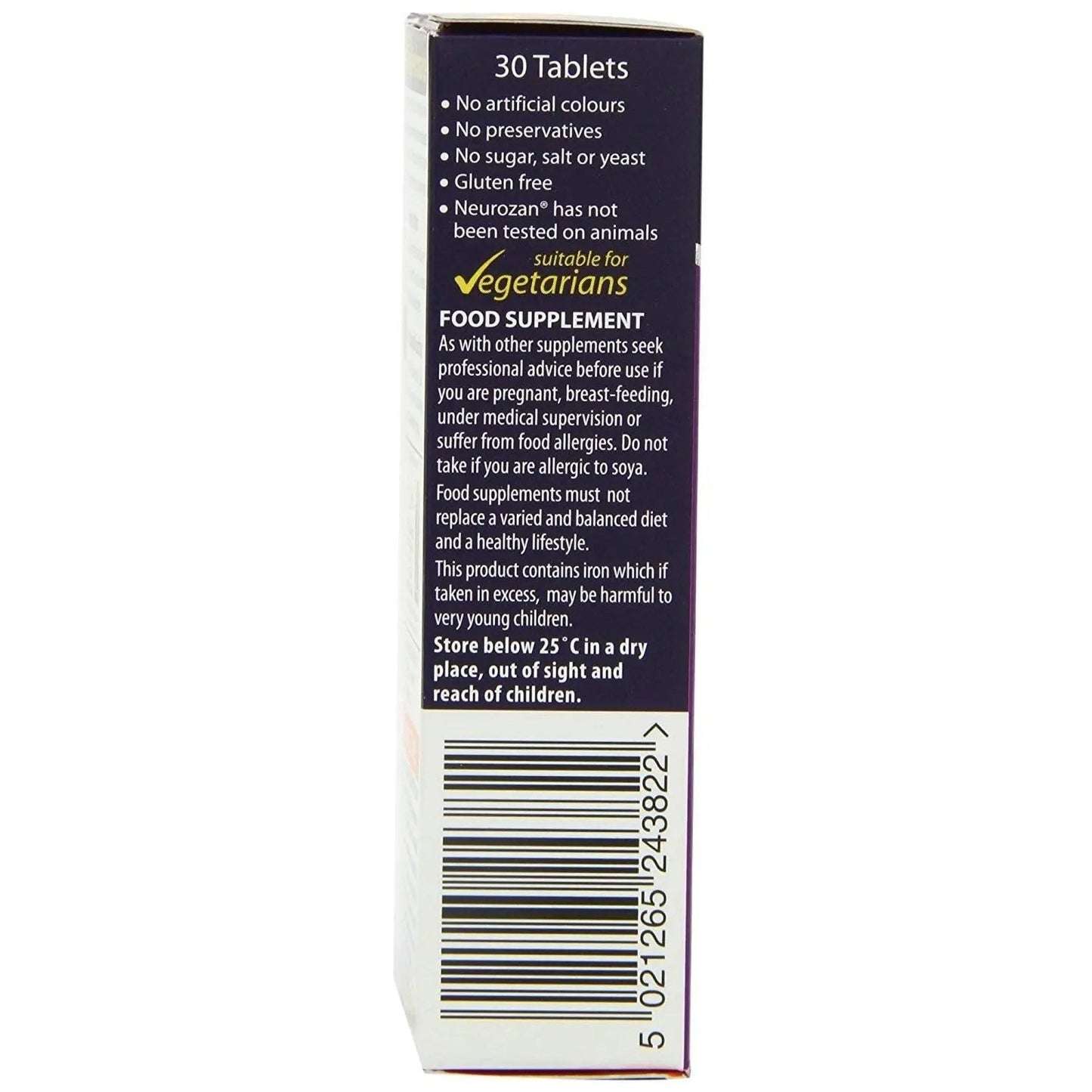 Vitabiotics Neurozan (30 Tablets) X 2 Twin Deal Pack 30Tabs VitabioticsBuy Supplements Australia