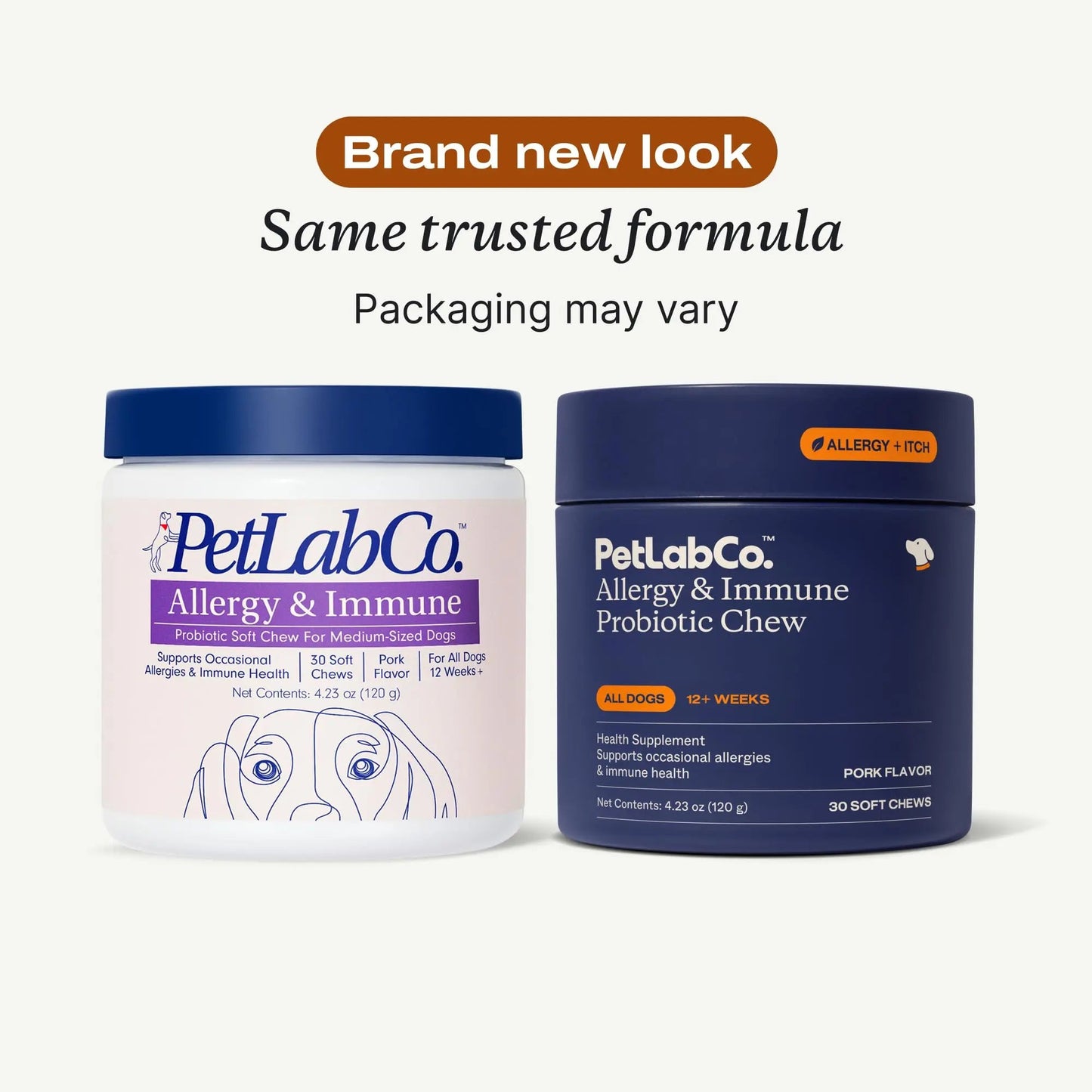 PetLab Co. Allergy & Immune Probiotics for Dogs, Support Seasonal Allergies, Gut & Digestive Health - Pork Flavor - 30 Soft Chews - Packaging May Vary PetLab Co.Buy Supplements Australia