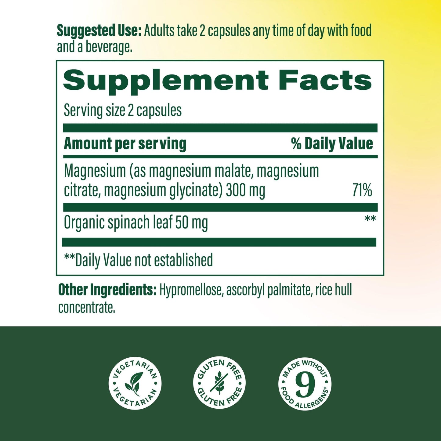 MegaFood Magnesium Glycinate, Citrate, Malate 300mg Supplement - Highly Absorbable Blend to Support Heart, Nerve Health & Relaxation, Triple Magnesium Complex Supplement, 60 Capsules (30 Servings) MegaFoodBuy Supplements Australia