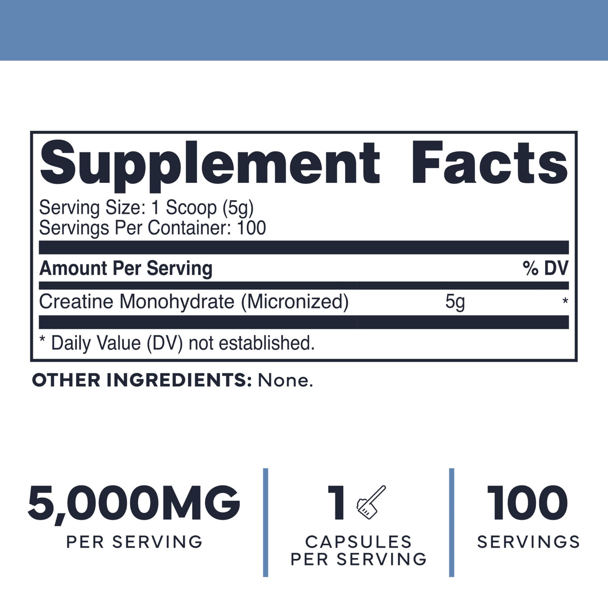 Type Zero Creatine Monohydrate Powder (Unflavored | 500g), 5000 mg Per Serving, Micronized, Zero Sugar, Keto Friendly & Gluten Free, 100 Servings Type ZeroBuy Supplements Australia
