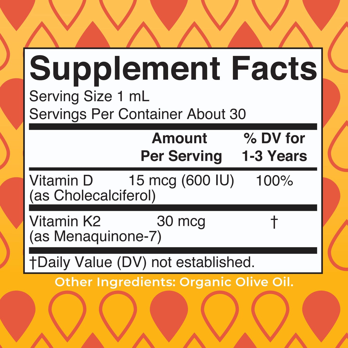 MaryRuth Organics Vitamin D3 | Vitamin K2 | Vitamin D3 K2 Drops | K2 D3 Vitamin Liquid Supplement for Toddlers | Kids Supplement for Calcium Absorption Strong Bones | Vegan | Gluten Free | 1 Fl Oz MARYRUTH'SBuy Supplements Australia