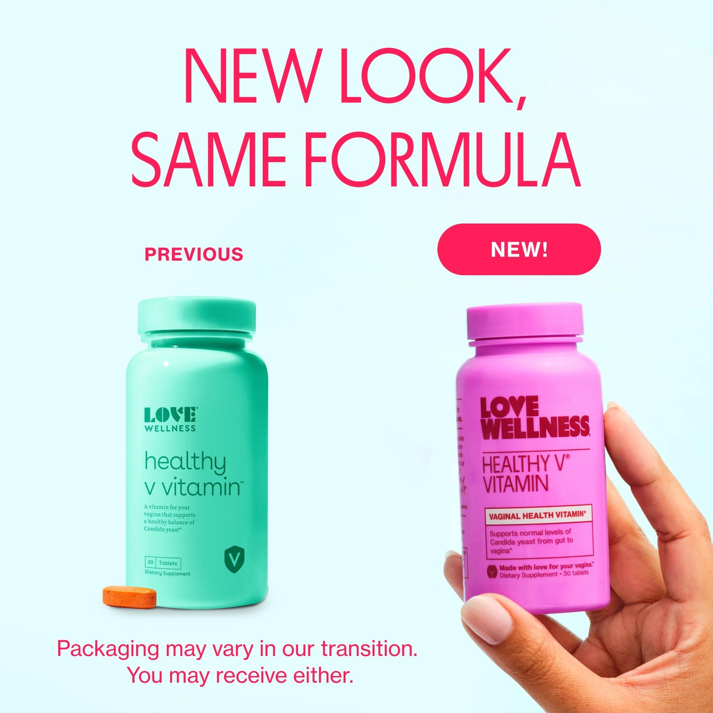 Love Wellness Healthy V Vitamin | Women's Vaginal Health Supplement | pH Balance, Gut Health & Immune Support Supplement | Balance of Candida Yeast with Turmeric, Garlic & Coconut Oil | 30 Count Love WellnessBuy Supplements Australia