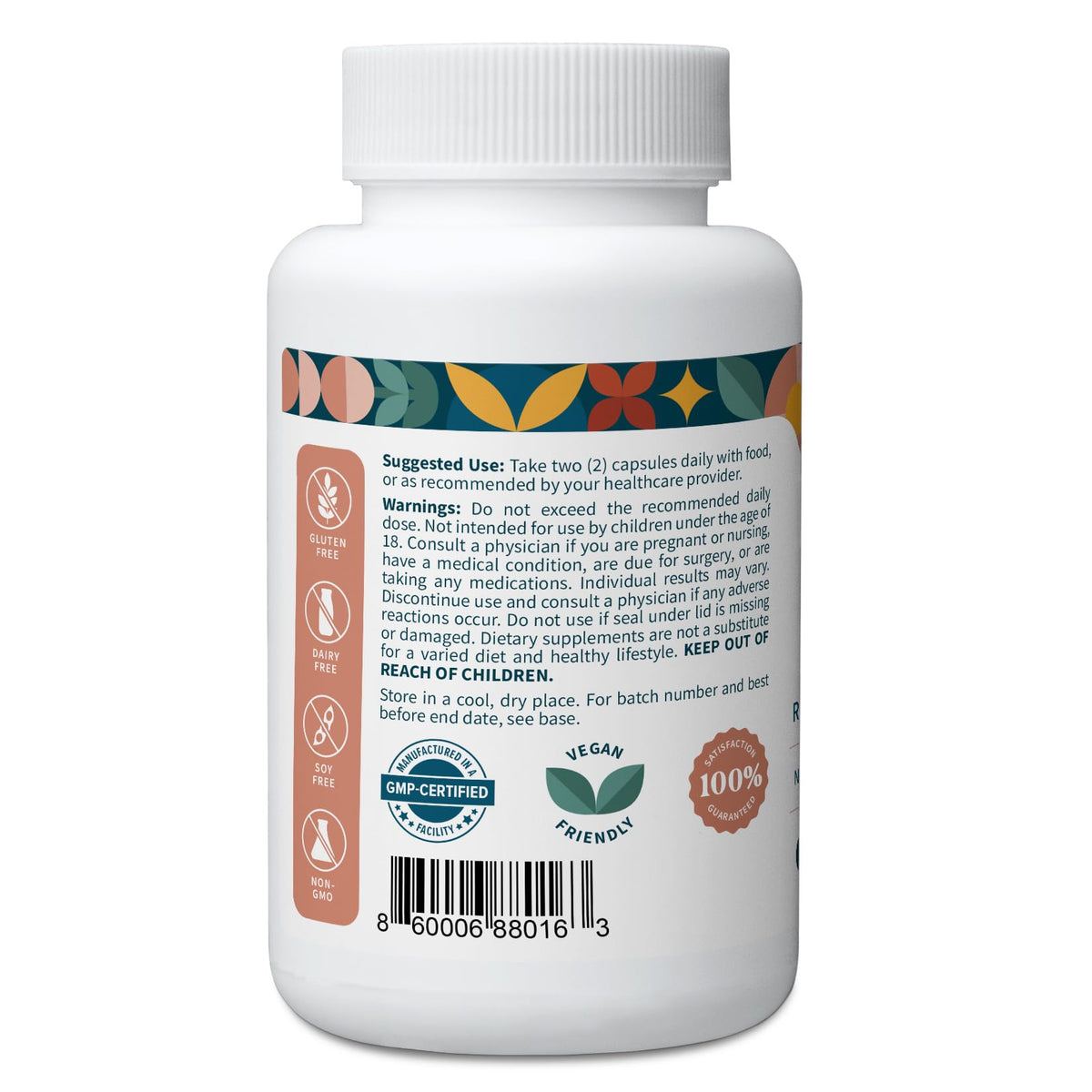 Pattern Wellness Maca Root Extract 20:1-500mg Per Serving – for Men & Women – Tri-Color Black/Red/Yellow Blend – 60 Vegan, Non-GMO Capsules Pattern Wellness buy supplements Au