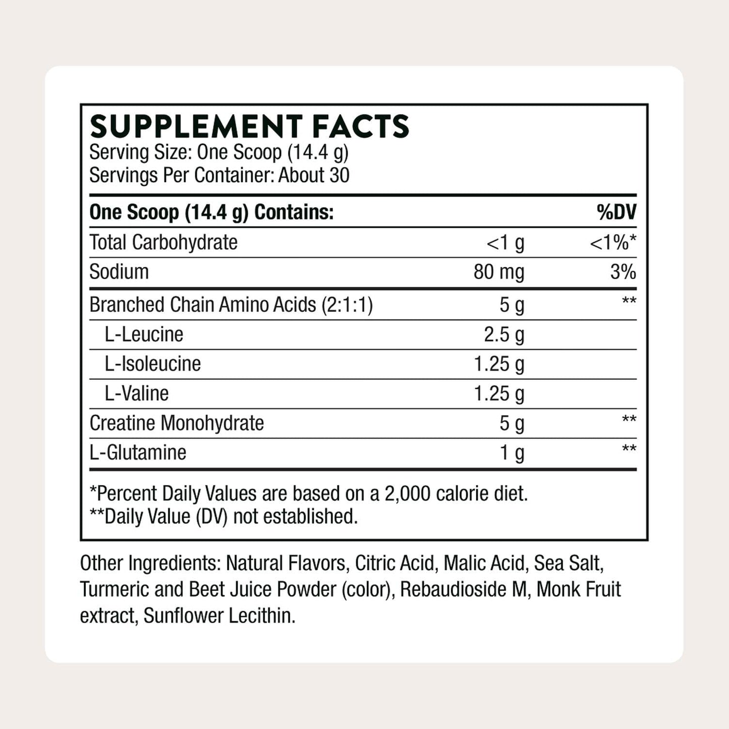 THORNE - Creatine + BCAAs - Micronized Creatine Monohydrate + BCAA Powder - Support for Muscles, Exercise Endurance & Recovery* - for Women & Men - Peach Mango - NSF Certified for Sport - 30 Servings THORNEBuy Supplements Australia