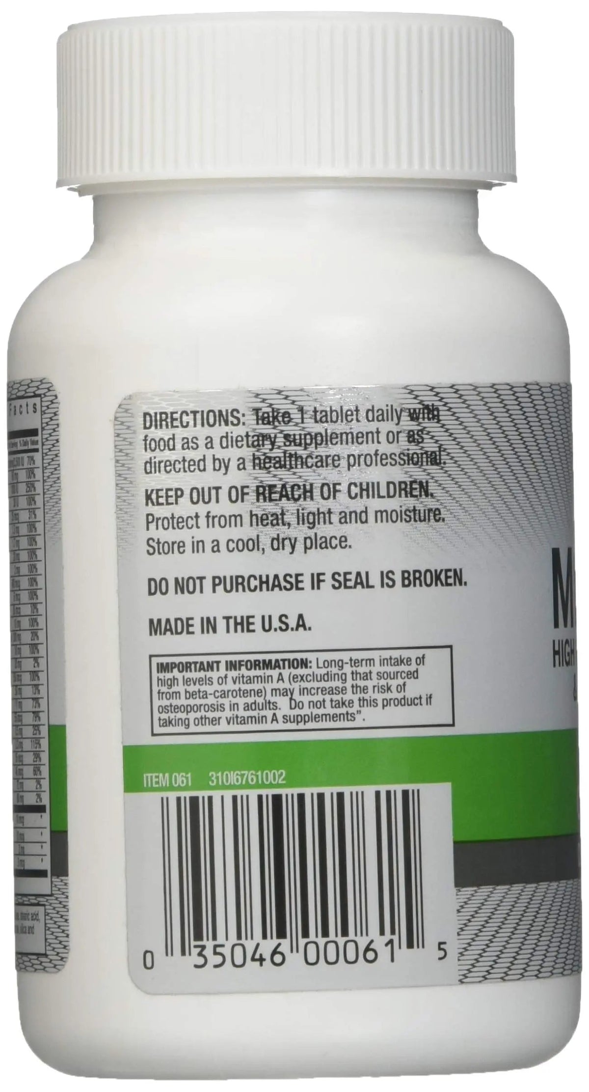 Windmill MILLTRIUM H/P Multi-VIT TAB 100 (061AM) Windmill
