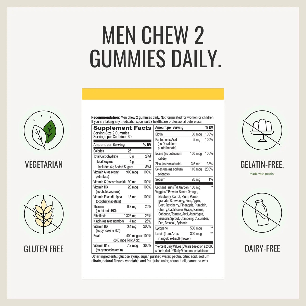 Nature's Way Alive! Women’s and Men’s 50+ Gummy Multivitamins, B-Vitamins, Delicious Flavors Nature's Way