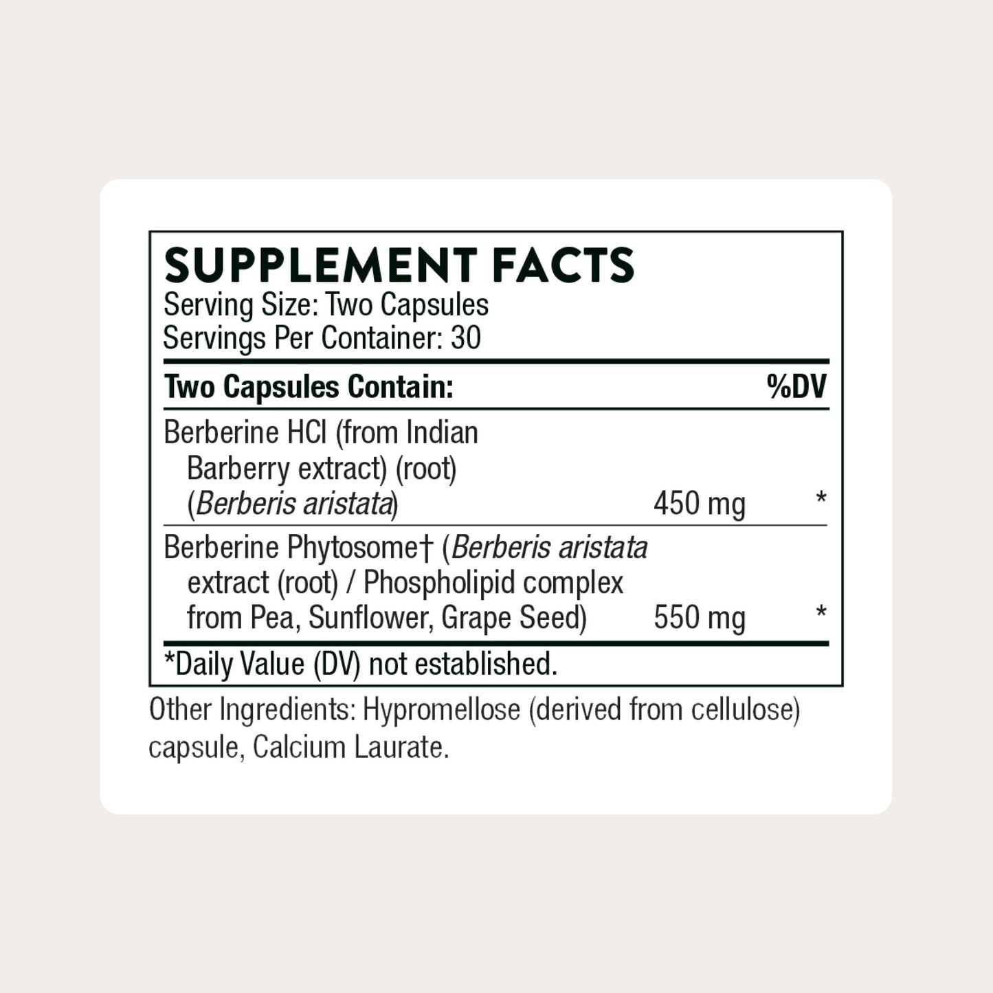 THORNE - Berberine - Dual Action Formula with Phytosome Plus Botanical Extract - Support Heart Health, Immune System