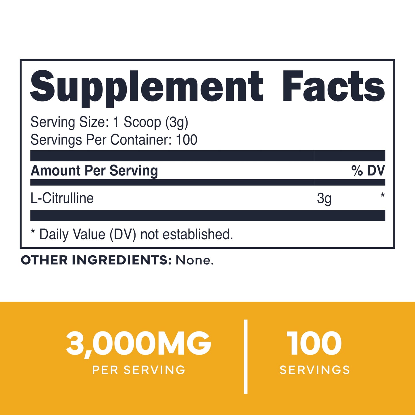 Type Zero L-Citrulline Base Powder, 3,000mg Per Serving - 100 Servings Type ZeroBuy Supplements Australia