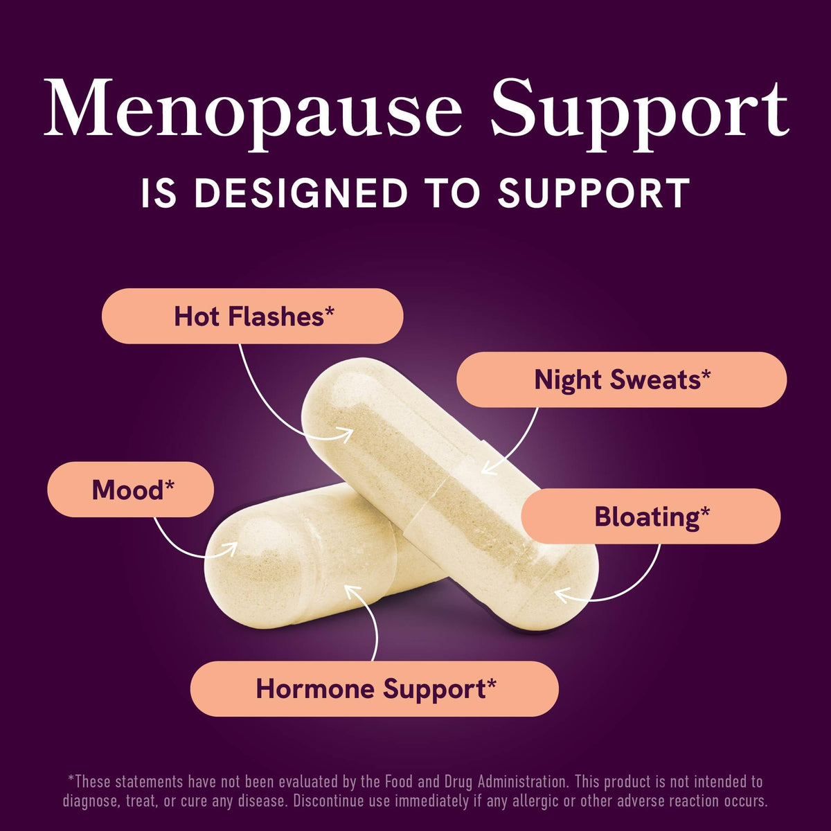 Menopause Support with Prebiotics and Probiotics for Women | Hormone Balance, Hot Flashes & Night Sweats | 50 Billion CFU, DIM & Black Cohosh | Triple Action Menopause Supplements for Women | 30 Ct SMNutritionBuy Supplements Australia