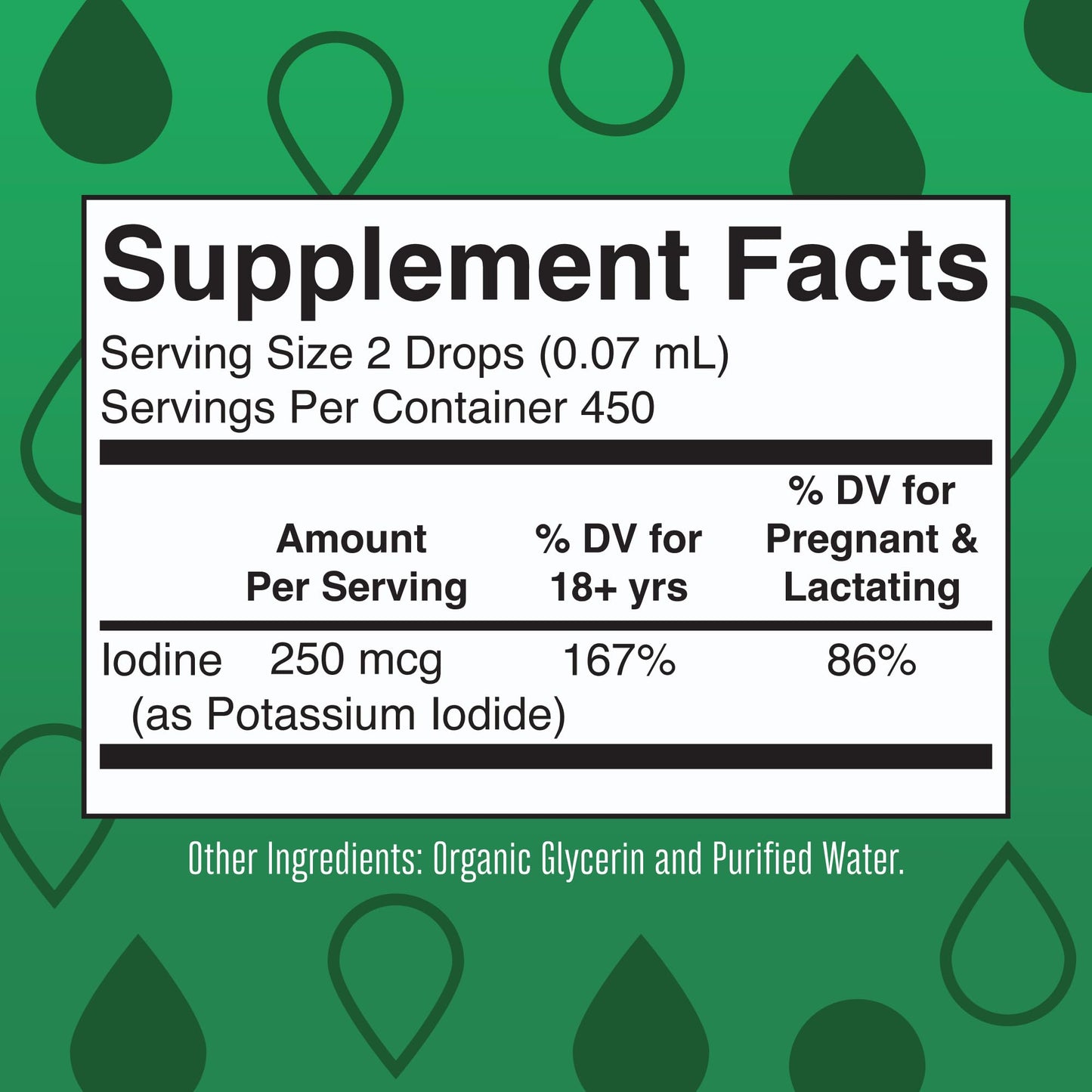 MaryRuth Organics Iodine Liquid Drops | Potassium Iodide | 1 Year Supply | 450 Servings | Thyroid Health | USDA Organic| MARYRUTH'S canada supplements