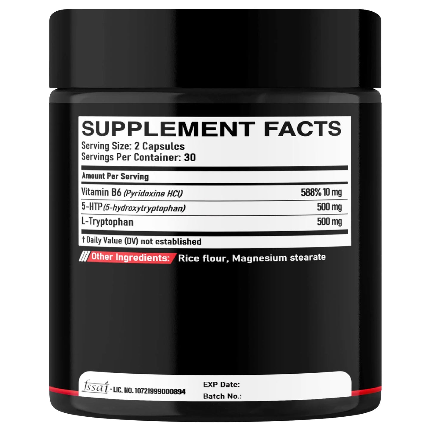 DEDICAD 5 HTP Supplement 1010mg - 60 Capsules - 3in1 Combined with Vitamin B6, L-Tryptophan - Comfortable Mood, Brain Health, Body Management & Immune System Support DEDICAD buy supplements Au