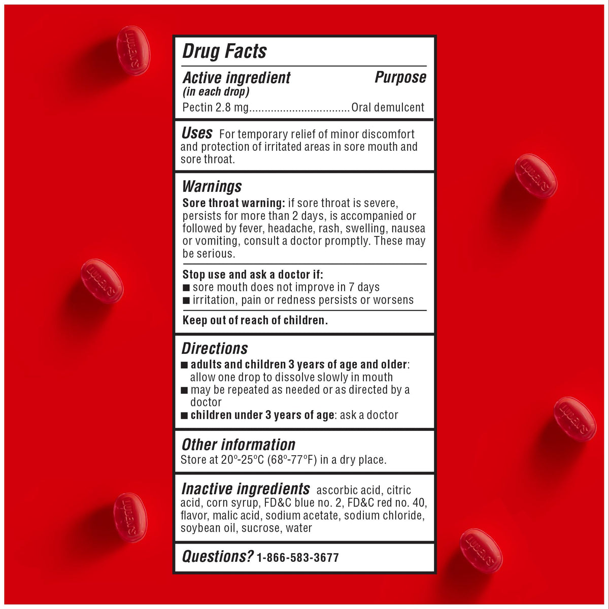 Luden's Sore Throat Relief Lozenges for Minor Everyday Irritation & Dry Mouth, Wild Cherry Flavored Drops, 30 Count Luden's buy supplements Au