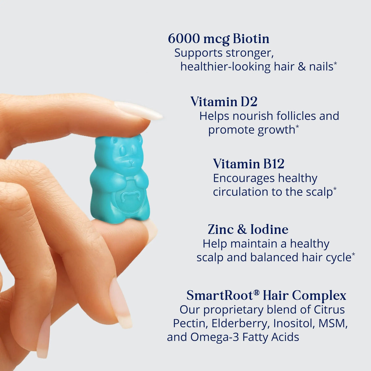 SugarBearPro Hair Vitamin Gummy 3 Month Supply Extra Strength Biotin 6000mcg, Growth for Men & Women, Vegan Vitamin B12 SugarBearHairBuy Supplements Australia
