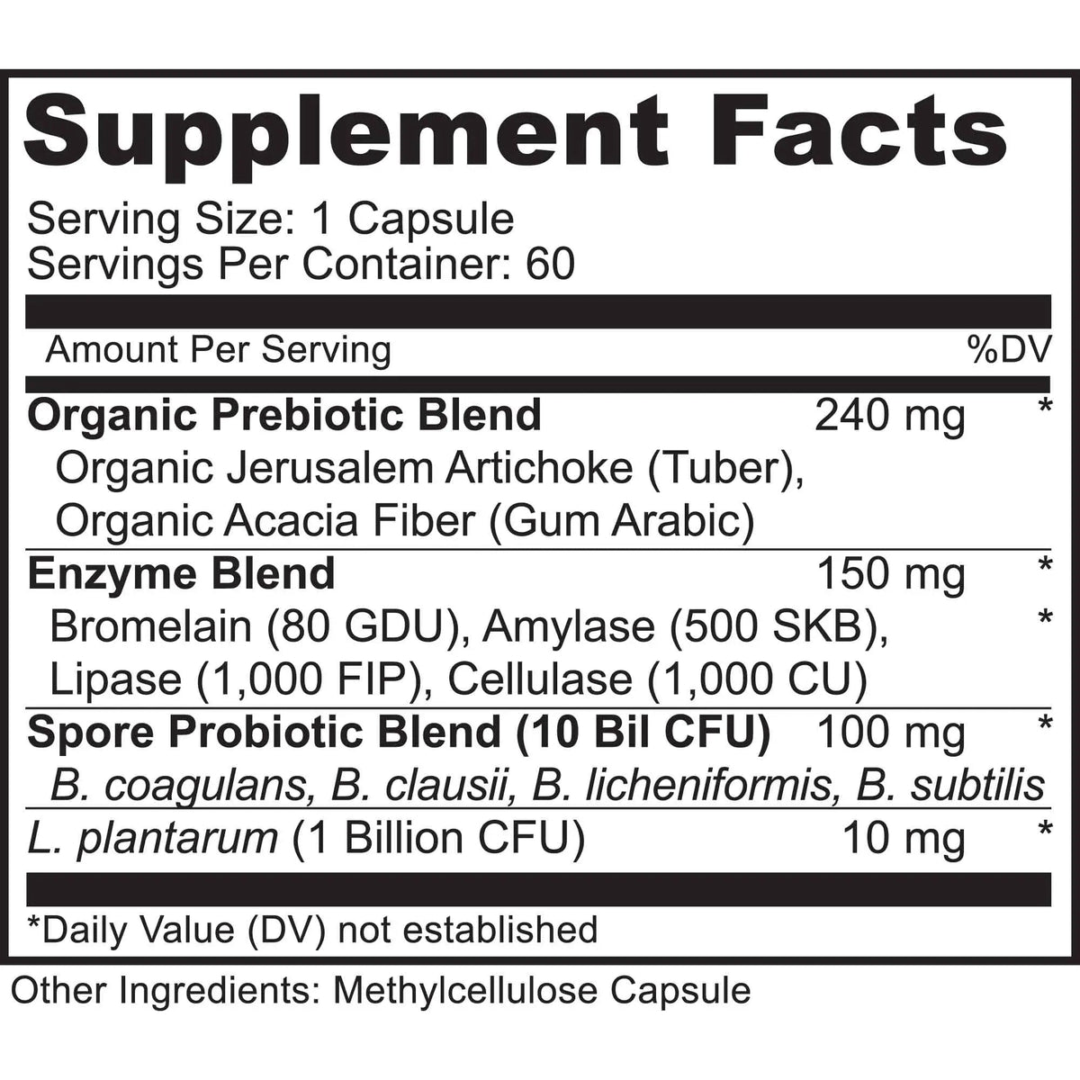 MoxyVites Spore Probiotic Complex - All In One Prebiotics and Probiotics for Digestive Health, Postbiotic, Digestive Enzymes Daily Supplement - Spore Based Probiotic for Women & Men MoxyVitesBuy Supplements Australia