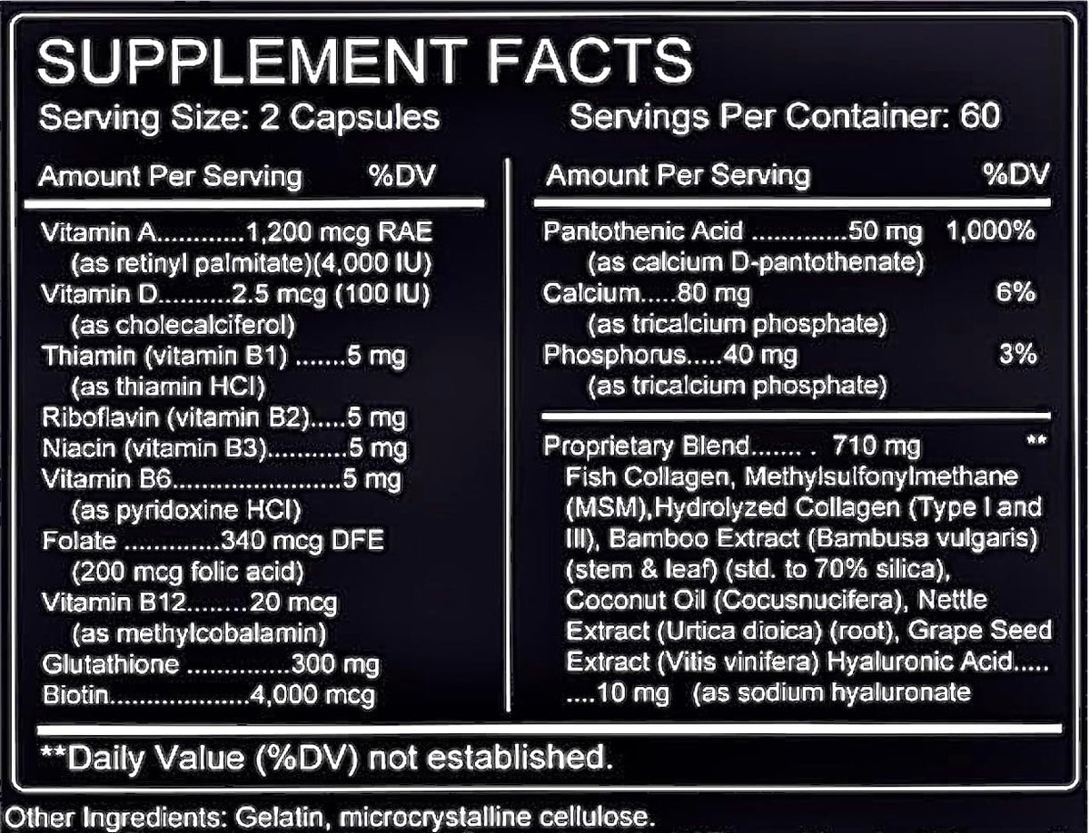 TheraSuva Complete Multi Collagen Complex – Types I, II, III, V & X + Biotin & Vitamin C – Hair, Skin, Nails & Joint Support, 2 Month Supply, 120 Softgels TheraSuva buy supplements Au