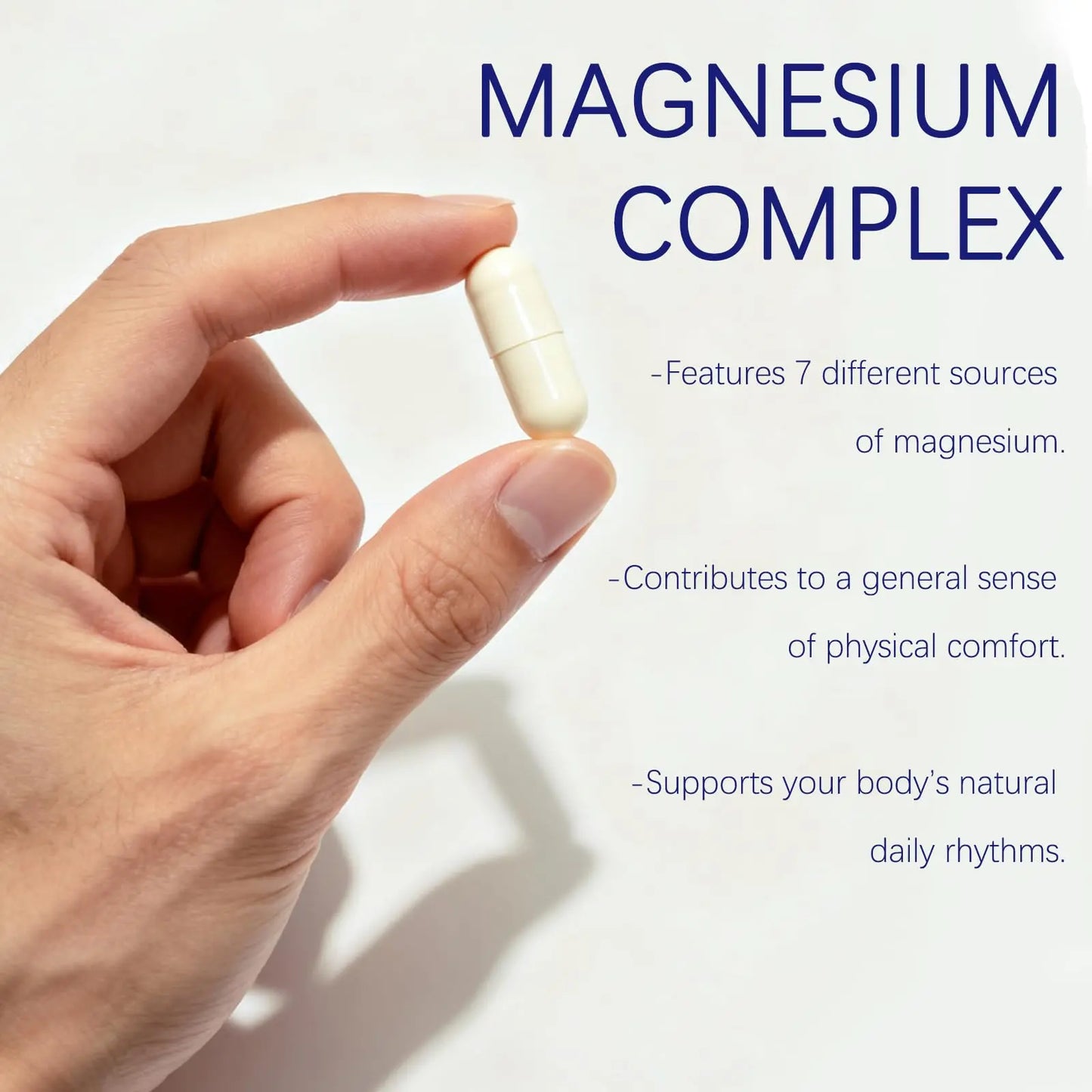 Magnesium Complex 1000mg - 7-in-1 Supplement with Glycinate, Citrate & Malate - Supports Muscle Relaxation, Sleep, Heart Health - High Absorption Capsules, 90 Count (1) CellJuvMax buy supplements Au