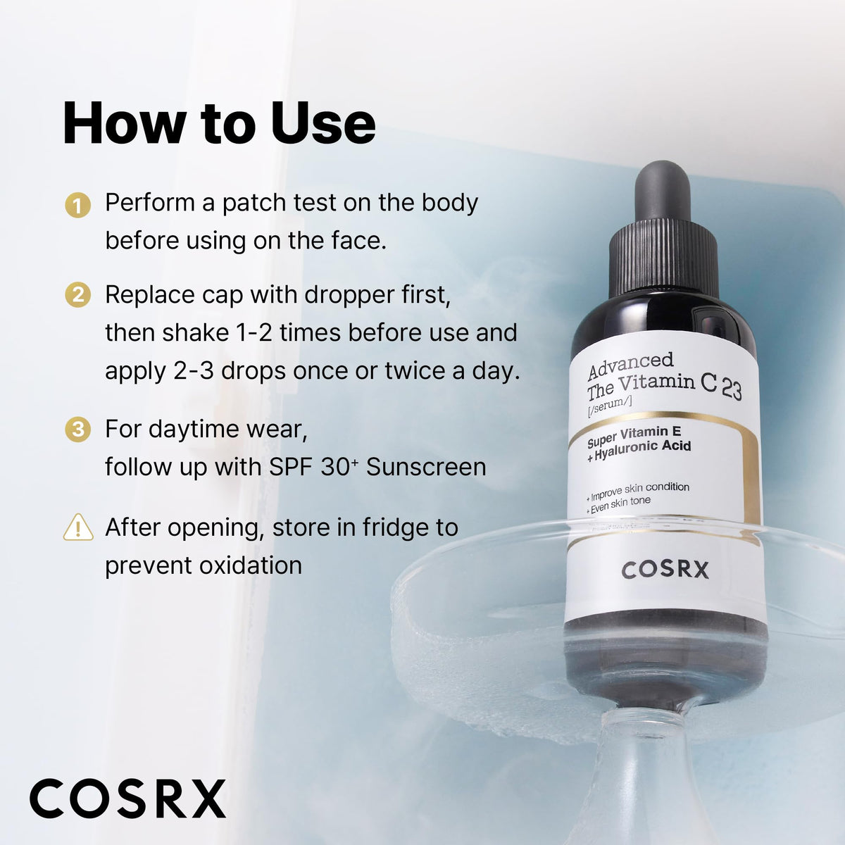 COSRX Advanced Pure Vitamin C 23% Serum with Vitamin E & Glutathione, Korean Vitamin C Serum for Fine Lines, Uneven Skin Tone & Dull Skin, 0.7oz, Korean Skin Care, Mothers Day Gifts for Mom & Wife COSRX buy supplements Au