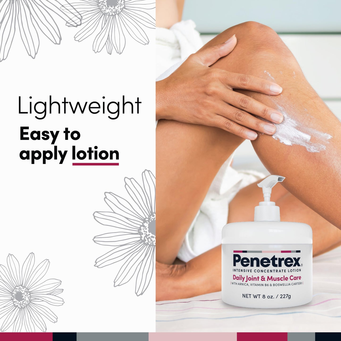 Penetrex Joint & Muscle Care Lotion – Soothing Botanical Formula with Arnica, Vitamin B6 & MSM – Lightweight Easy to Apply Lotion - Fresh Disappearing Scent - for Everyday Movement Support Penetrex buy supplements Au