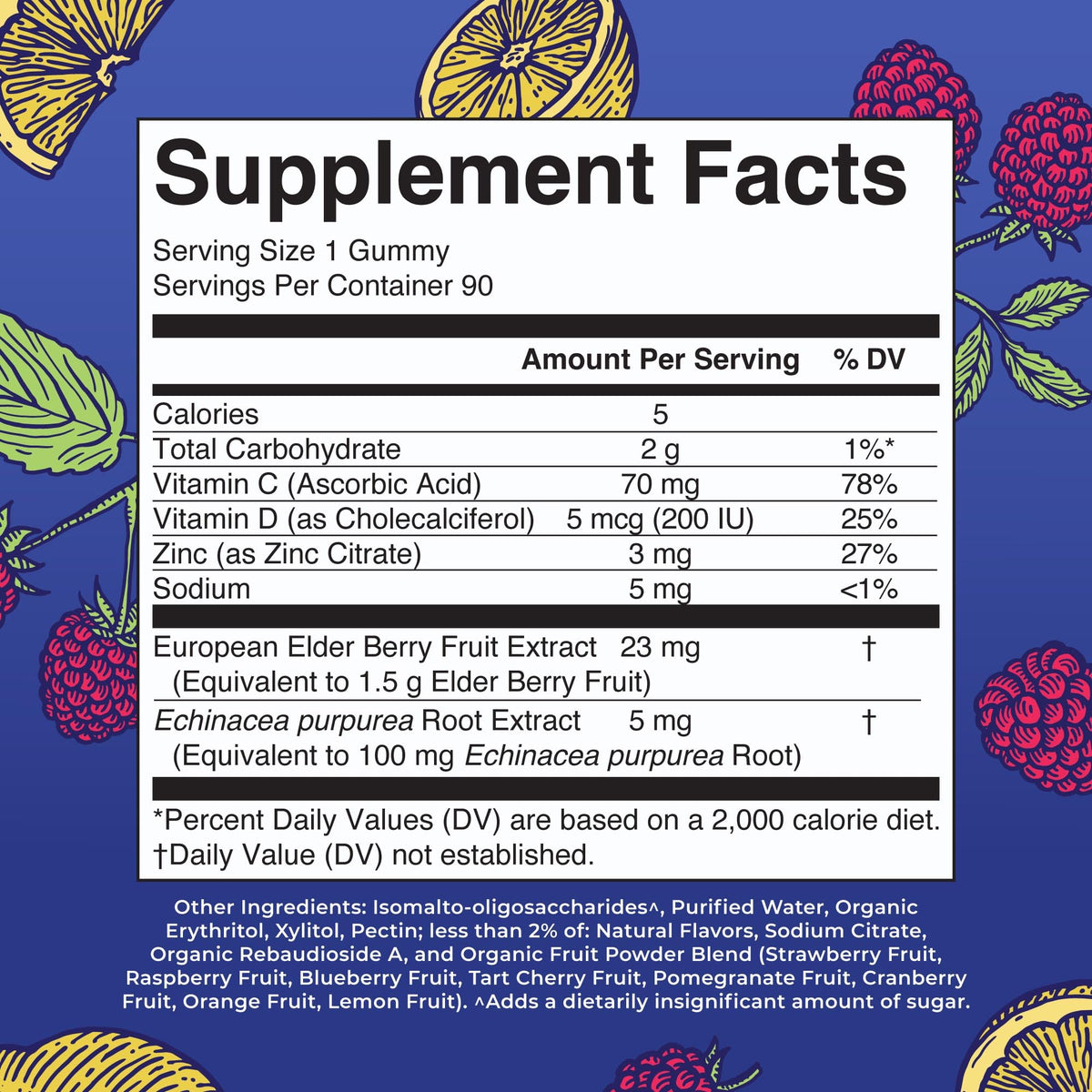 MaryRuth Organics Sugar Free Immunity Gummies | Powerful Blend | Elderberry Vitamin C & Zinc | Vitamin D3 & Echinacea | Immune Support Supplement | Gummies for Kids & Adults | Vegan | Non GMO | 90ct MARYRUTH'SBuy Supplements Australia
