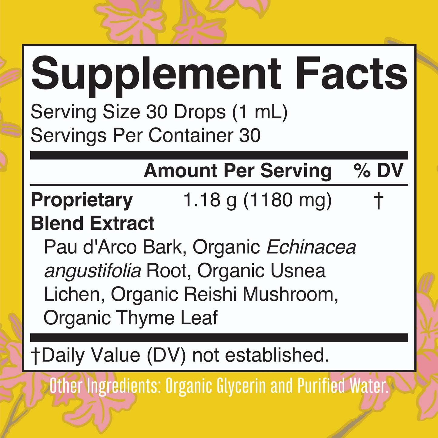 MaryRuth Organics PAU D'Arco Herbal Blend | Reishi Mushroom | Echinacea angustifolia Root | Usnea Lichen | Thyme Leaf | Vegan | Non-GMO Project Verified | Gluten Free | 30 Servings | 1 Fl Oz MARYRUTH'SBuy Supplements Australia