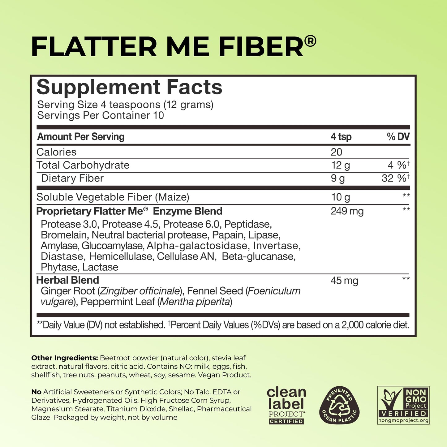 HUM Flatter Me Fiber Supplement for Women & Men, Prebiotics & Digestive Enzymes to Support Weight & Bloating, Digestive & Gut Health, Fiber Powder Drink Mix, Strawberry Lemon - 10 Servings HUMBuy Supplements Australia
