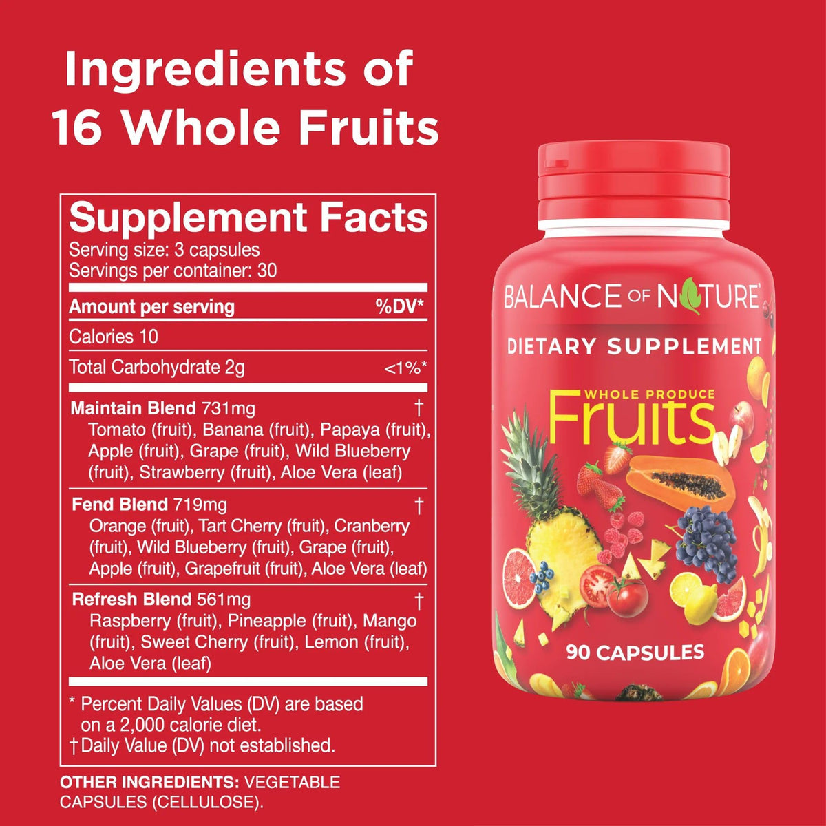 Balance of Nature Whole Fruits Supplement with Superfood Fruits Balance of Nature buy supplements Au