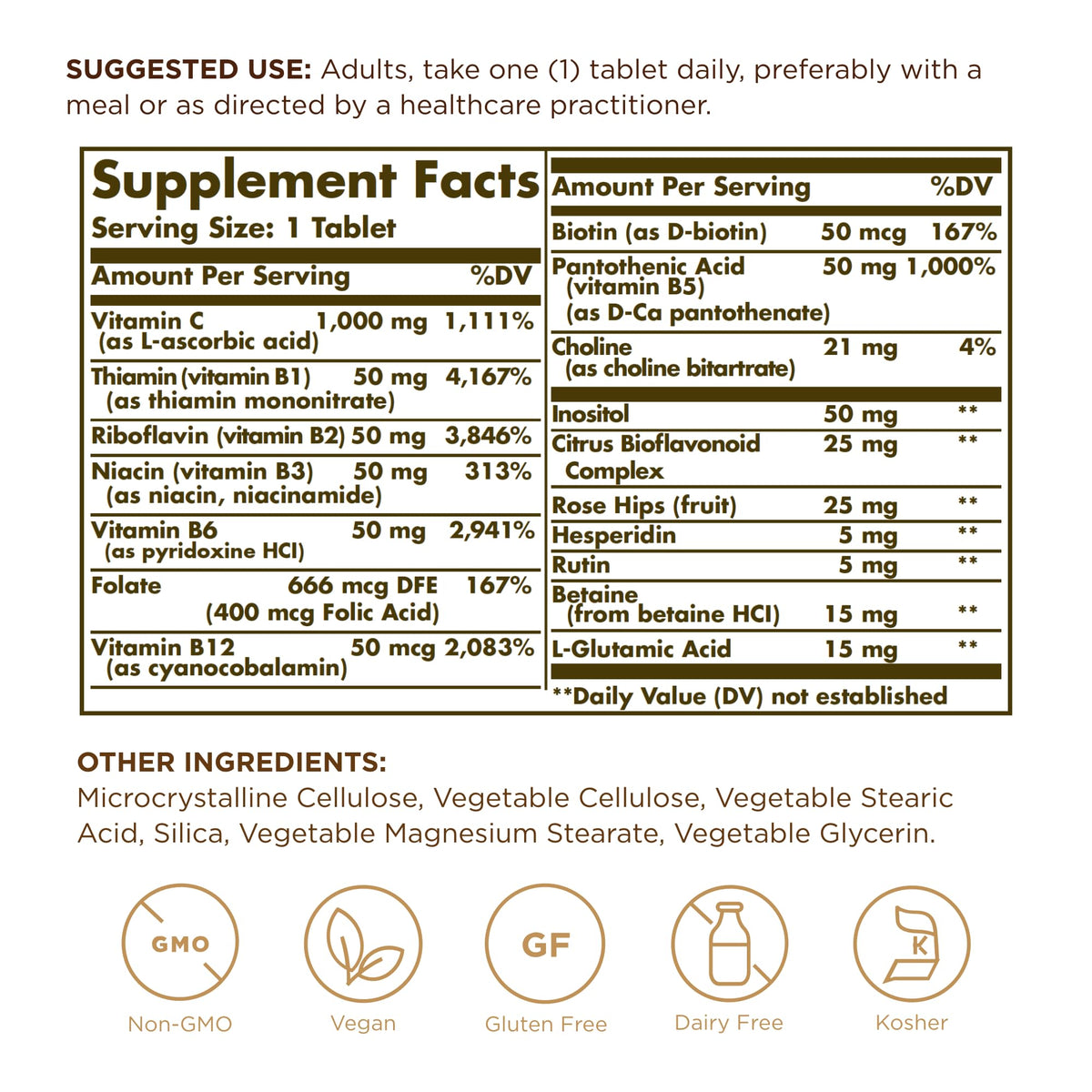 Solgar Ultimate B+C Complex Stress Formula 90 Tablets (Pack of 2) Solgar buy supplements Au