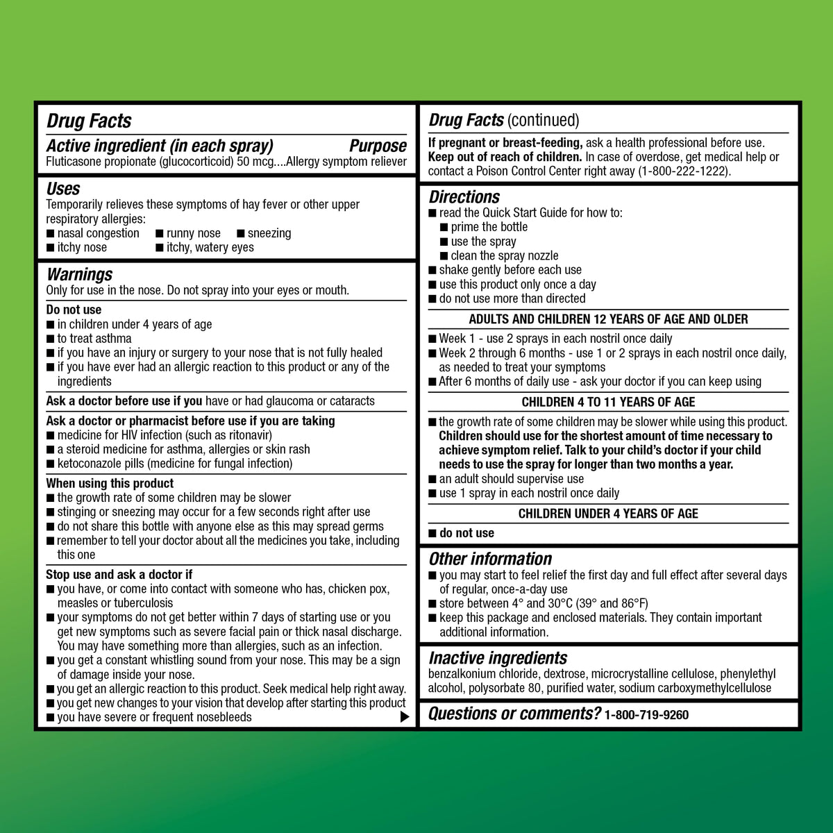 Amazon Basic Care 24-Hour Allergy Relief Nasal Spray, Fluticasone Propionate (Glucocorticoid), 50 mcg, Full Prescription Strength, Non-Drowsy, 0.62 Fl Oz Amazon Basic Care buy supplements Au