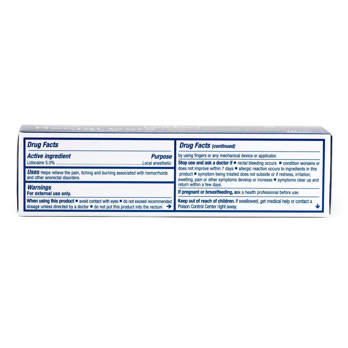 Pharmacist Formulated - Rectal Care Cream - Pain Relief for Hemorrhoids Formula 2 Skin CareBuy Supplements Australia