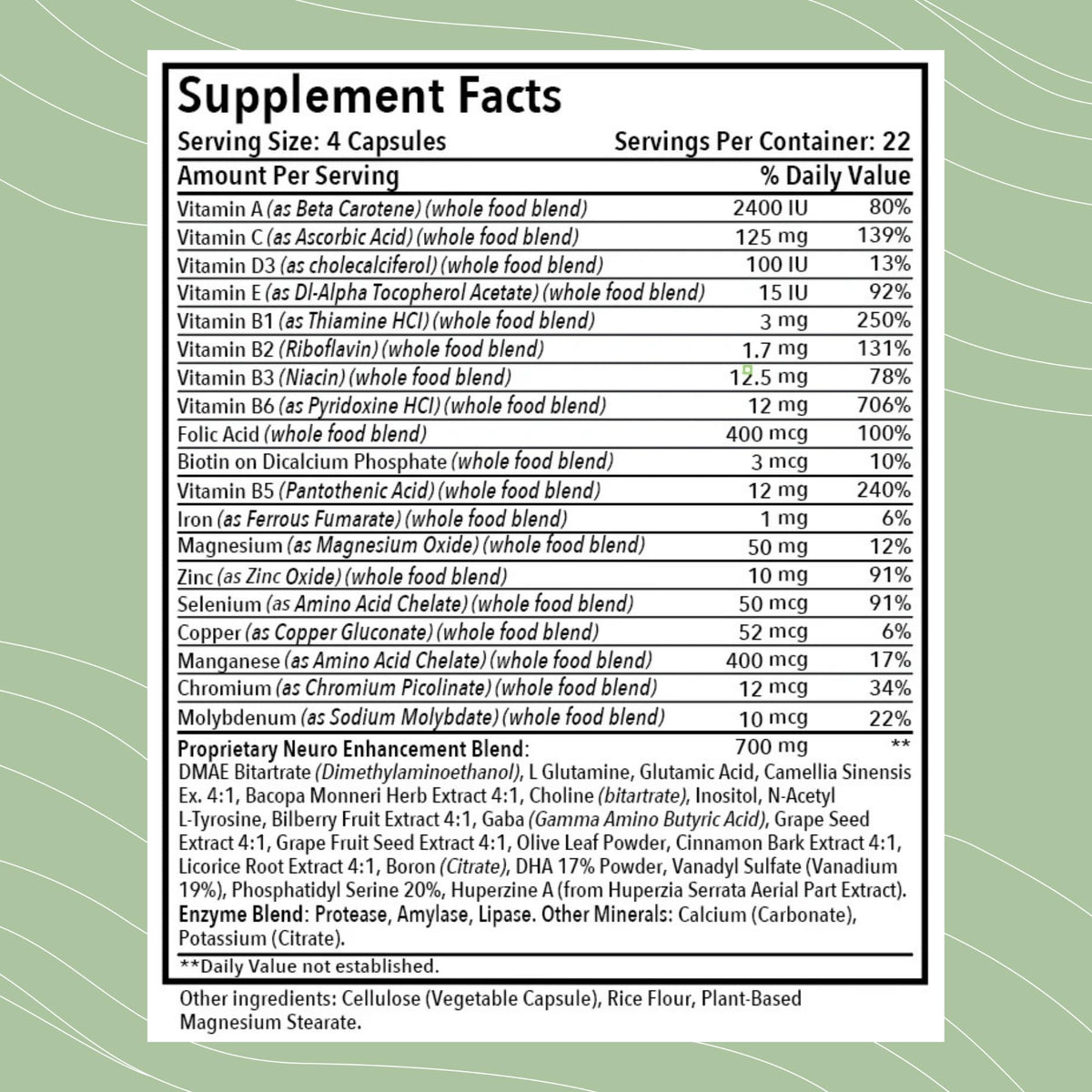 Optimal Health Systems Brain | Most Comprehensive Nootropic + Enzyme Delivery | 700 mg Scientific Neuroenhancment Blend | Boost Mood, Memory & Focus | 90 Capsules Optimal Health SystemsBuy Supplements Australia