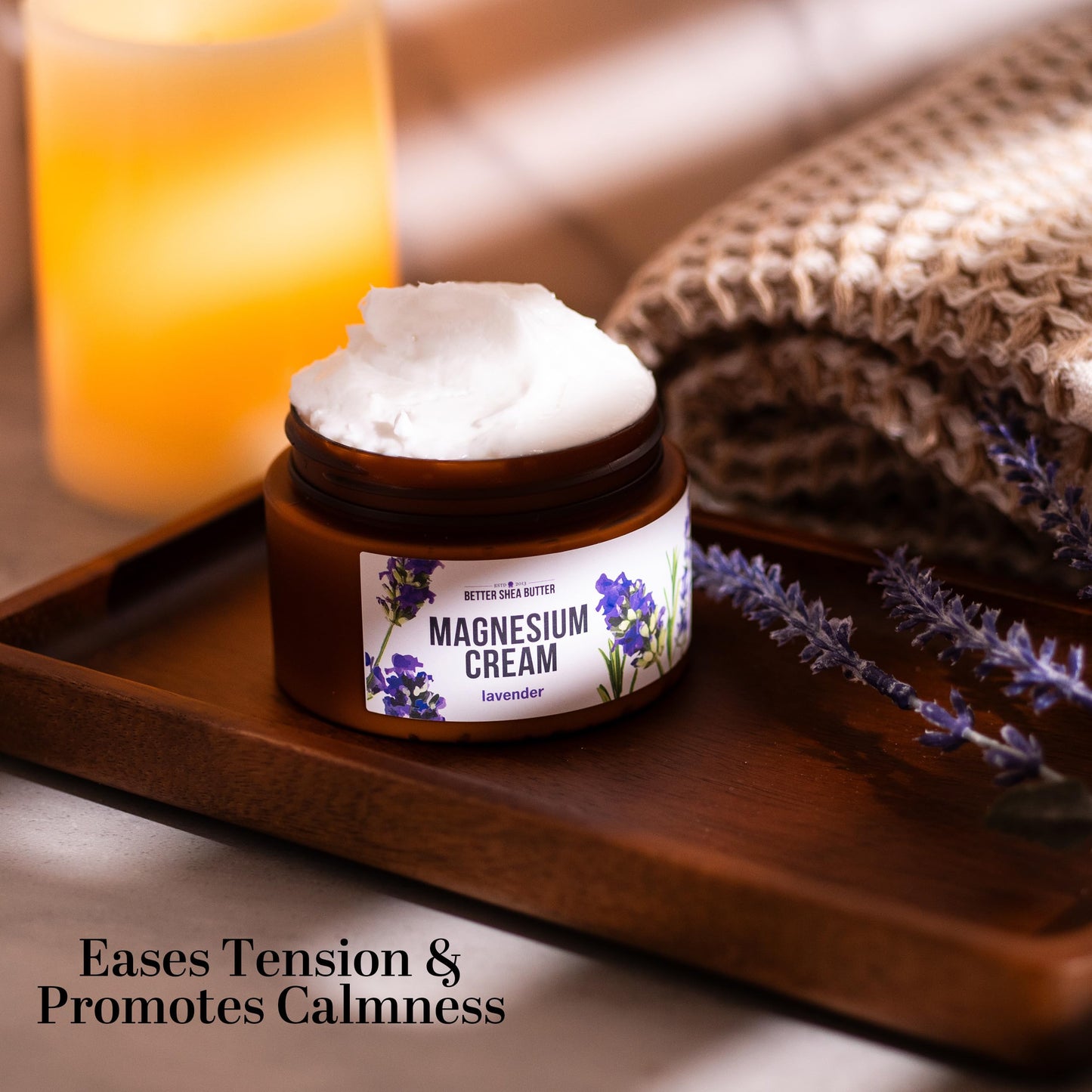 Better Shea Butter Magnesium Cream | Lavender | Relieves Leg Cramps and Muscle Tension | Night Lotion for Pregnancy, Kids and Baby | Handcrafted with Organic Ingredients Better Shea ButterBuy Supplements Australia